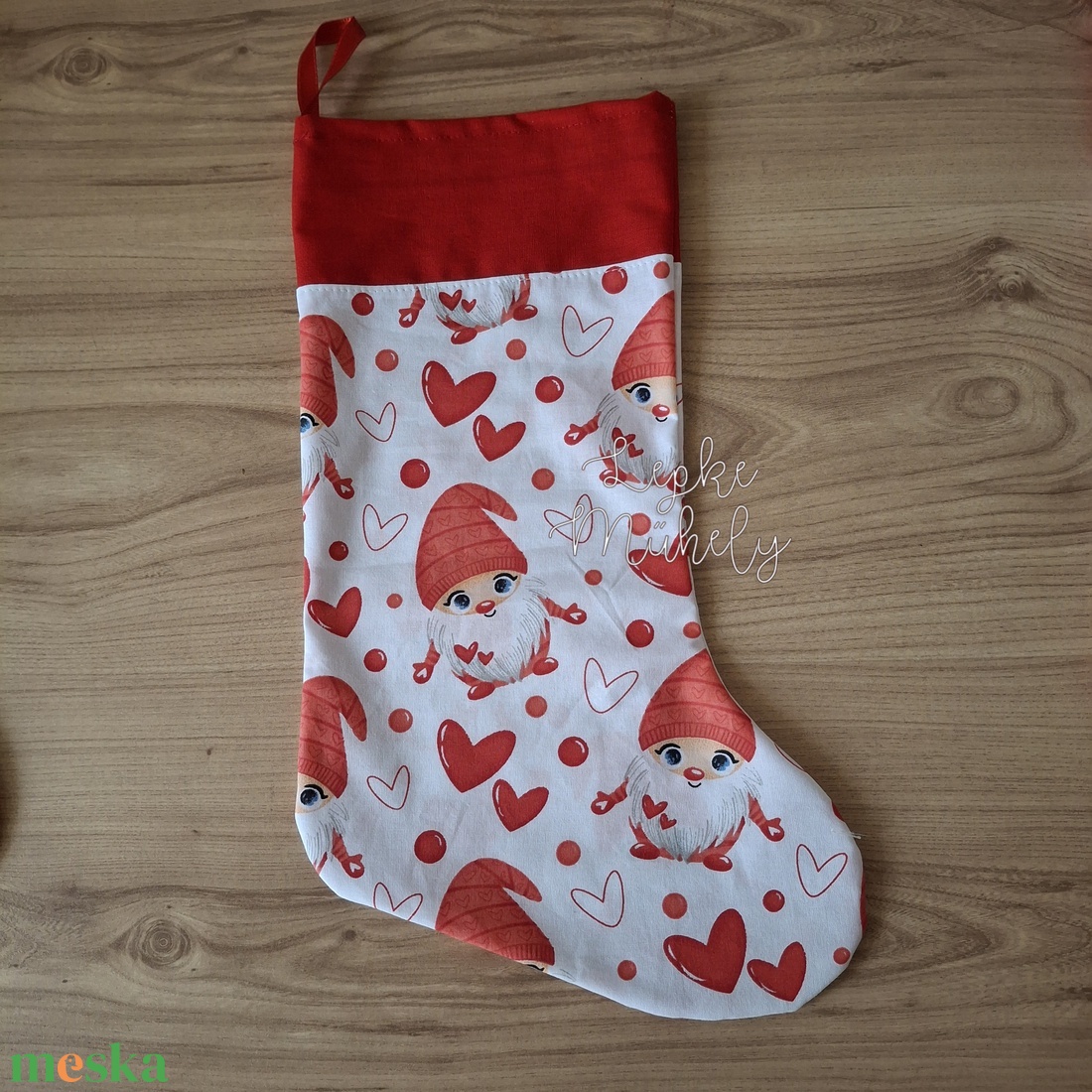 Mikulás csizma, piros manós - karácsony - mikulás - mikulás csizma és zokni - Meska.hu Mikulás csizma, piros manós - karácsony - mikulás - mikulás csizma és zokni - Meska.hu