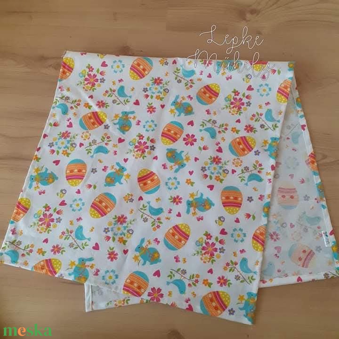 Húsvéti asztali futó - otthon & életmód - konyhafelszerelés, tálalás - tálalás - terítő - Meska.hu