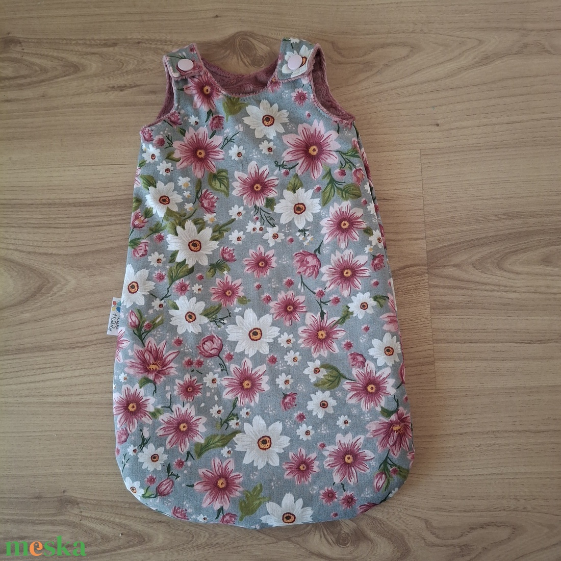 Játék baba hálózsák, szürke-rózsaszín virágos  - játék & sport - baba & babaház - babaruha, babakellék - Meska.hu Játék baba hálózsák, szürke-rózsaszín virágos  - játék & sport - baba & babaház - babaruha, babakellék - Meska.hu