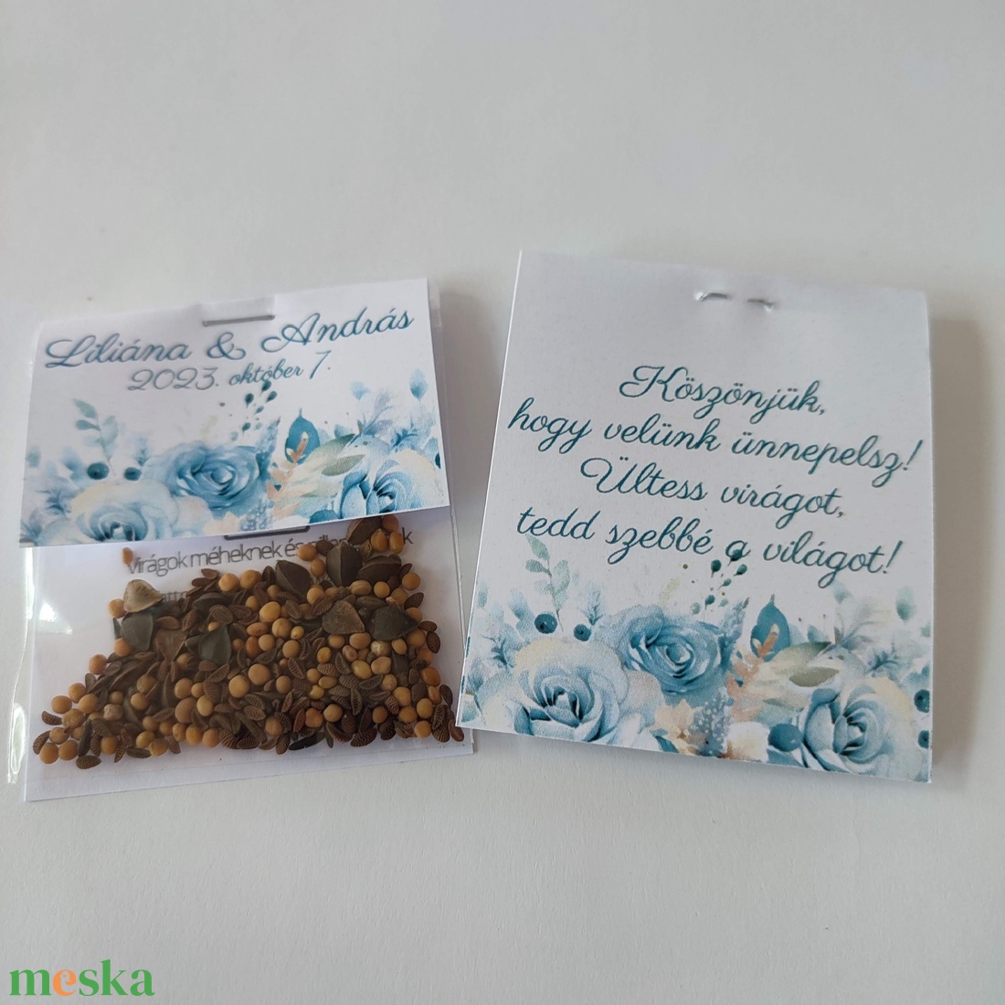 Virágmag köszönőajándék esküvőre, vagy más alkalomra, Dusty blue design - esküvő - emlék & ajándék - köszönőajándék - Meska.hu Virágmag köszönőajándék esküvőre, vagy más alkalomra, Dusty blue design - esküvő - emlék & ajándék - köszönőajándék - Meska.hu