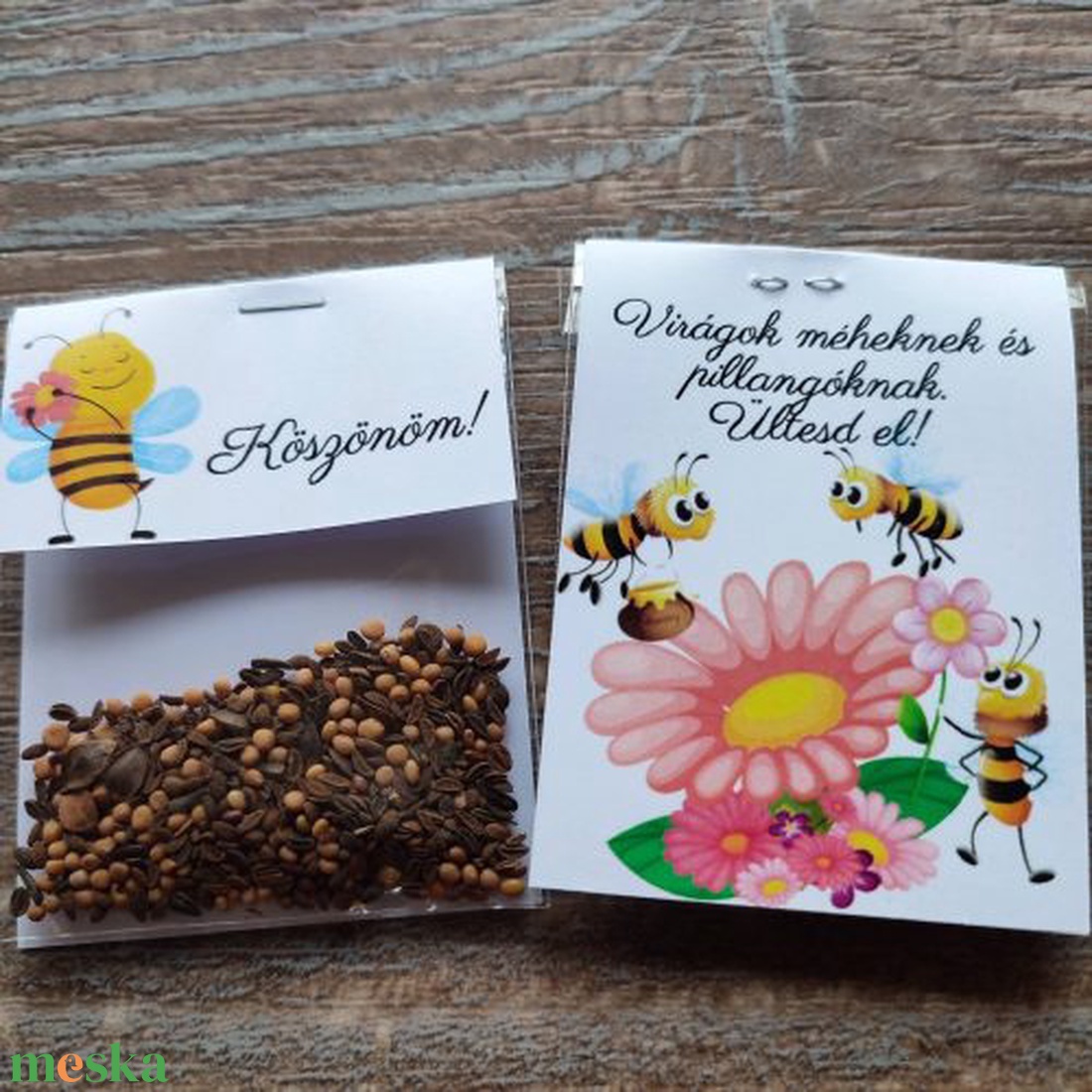 Virágmagos csomagocska NŐNAPRA, kicsiknek - otthon & életmód - ház & kert - növény & veteményes - Meska.hu