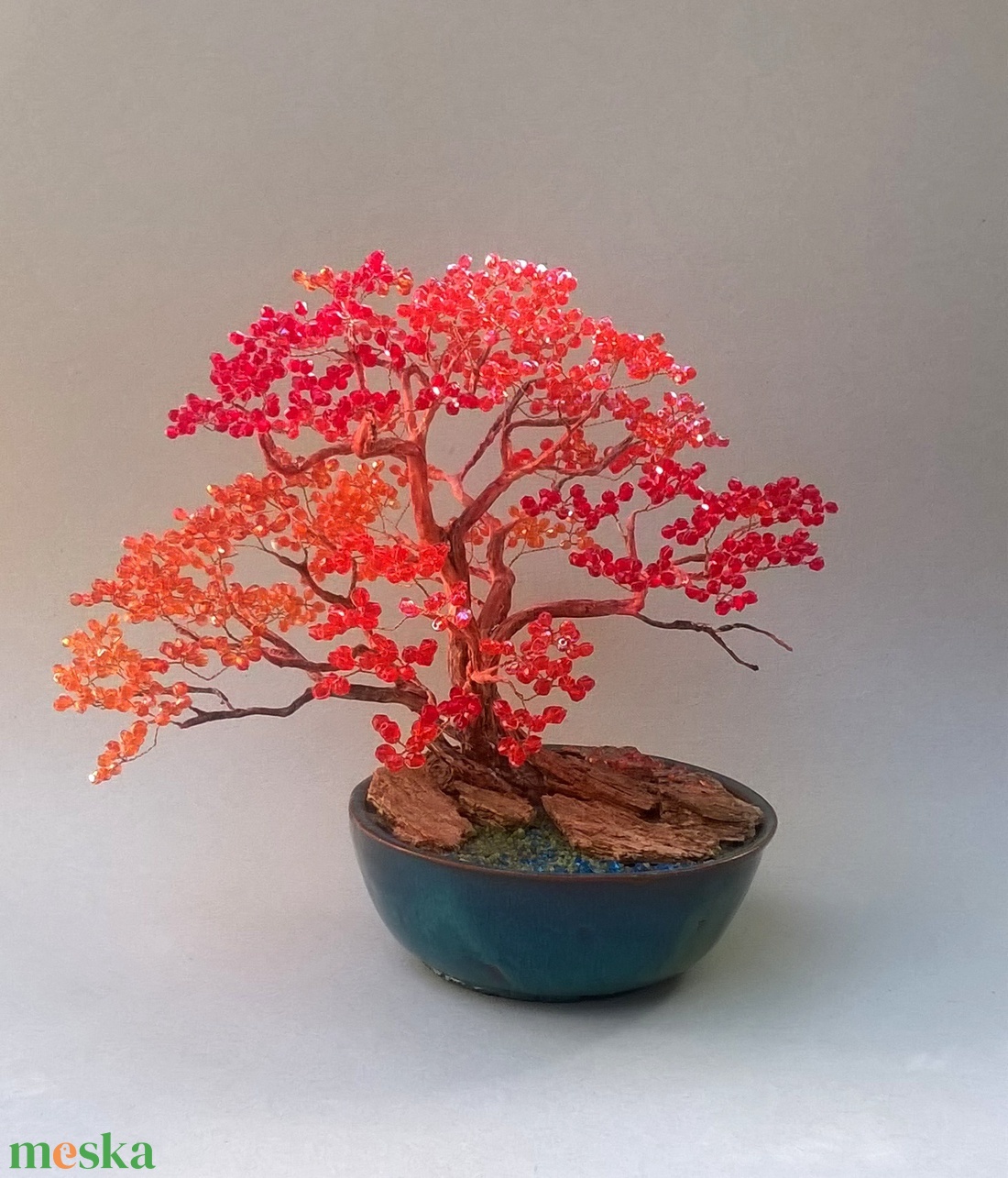 Vörös gyöngyfa - otthon & életmód - dekoráció - asztal és polc dekoráció - bonsai - Meska.hu Vörös gyöngyfa - otthon & életmód - dekoráció - asztal és polc dekoráció - bonsai - Meska.hu