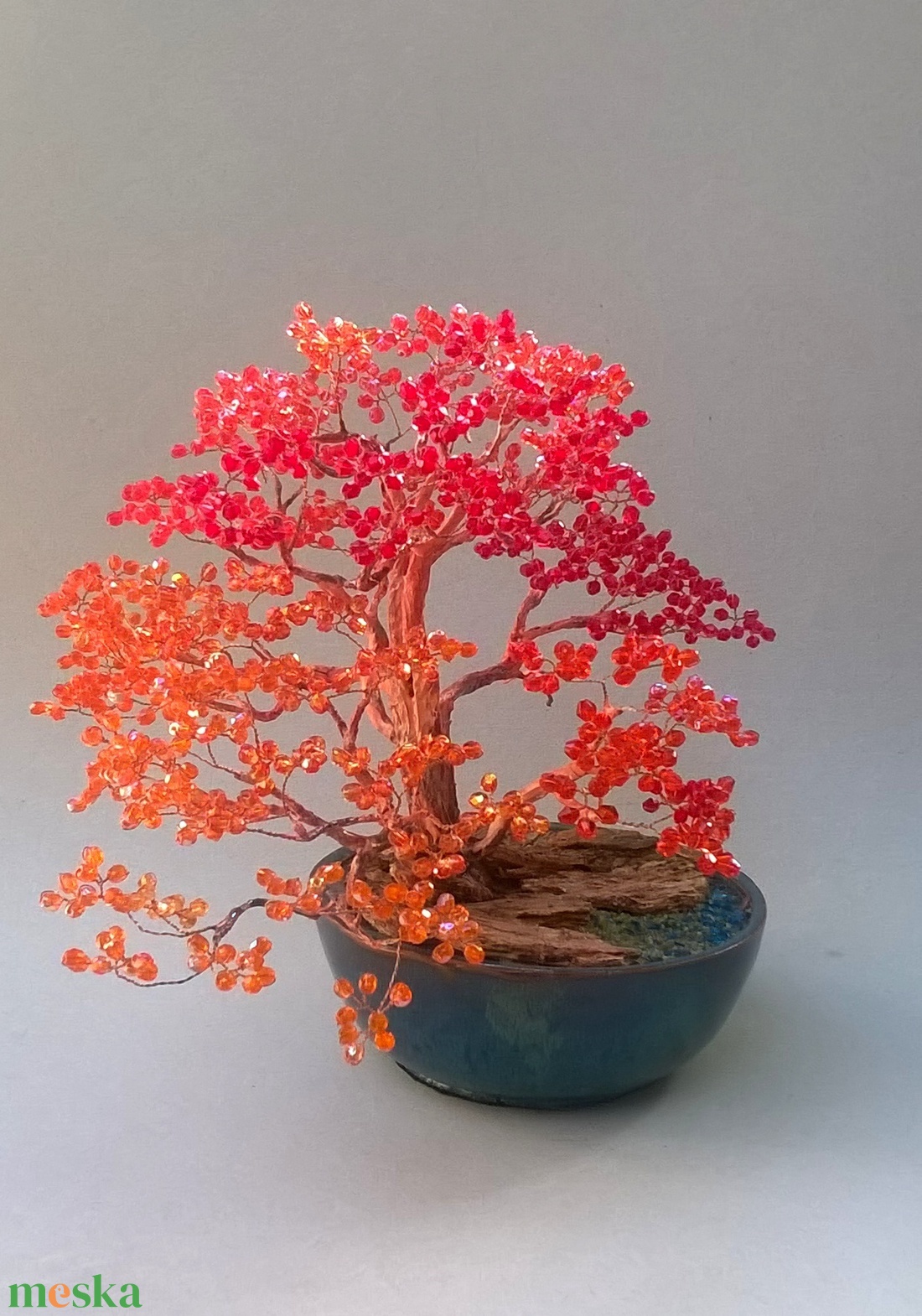 Vörös gyöngyfa - otthon & életmód - dekoráció - asztal és polc dekoráció - bonsai - Meska.hu Vörös gyöngyfa - otthon & életmód - dekoráció - asztal és polc dekoráció - bonsai - Meska.hu