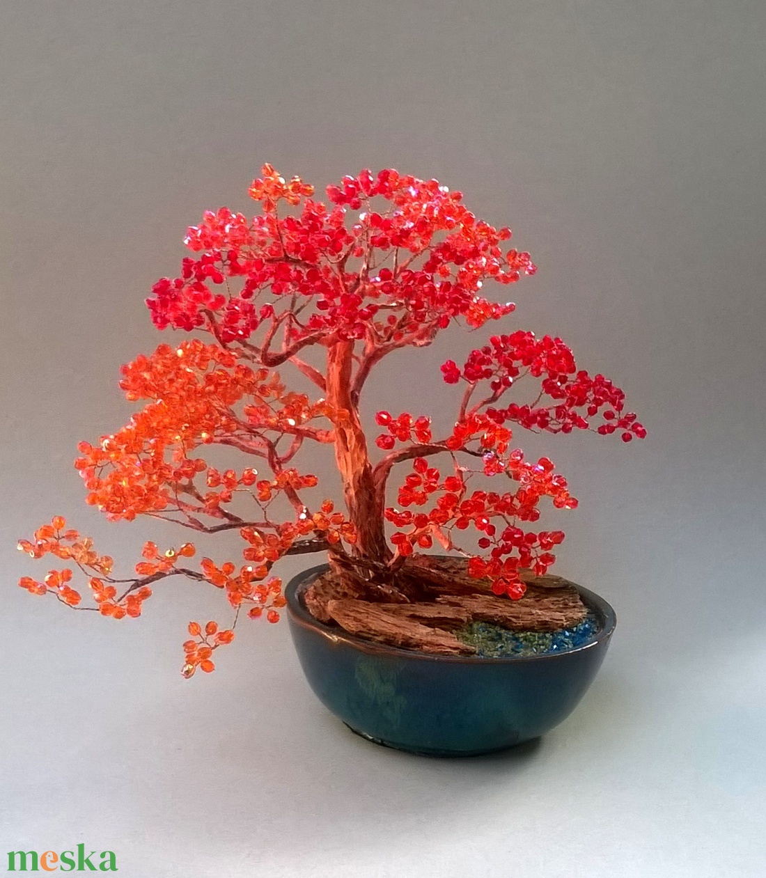 Vörös gyöngyfa - otthon & életmód - dekoráció - asztal és polc dekoráció - bonsai - Meska.hu Vörös gyöngyfa - otthon & életmód - dekoráció - asztal és polc dekoráció - bonsai - Meska.hu