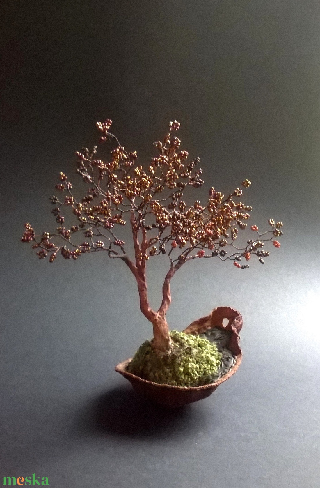 Aranybarna - otthon & életmód - dekoráció - asztal és polc dekoráció - bonsai - Meska.hu Aranybarna - otthon & életmód - dekoráció - asztal és polc dekoráció - bonsai - Meska.hu
