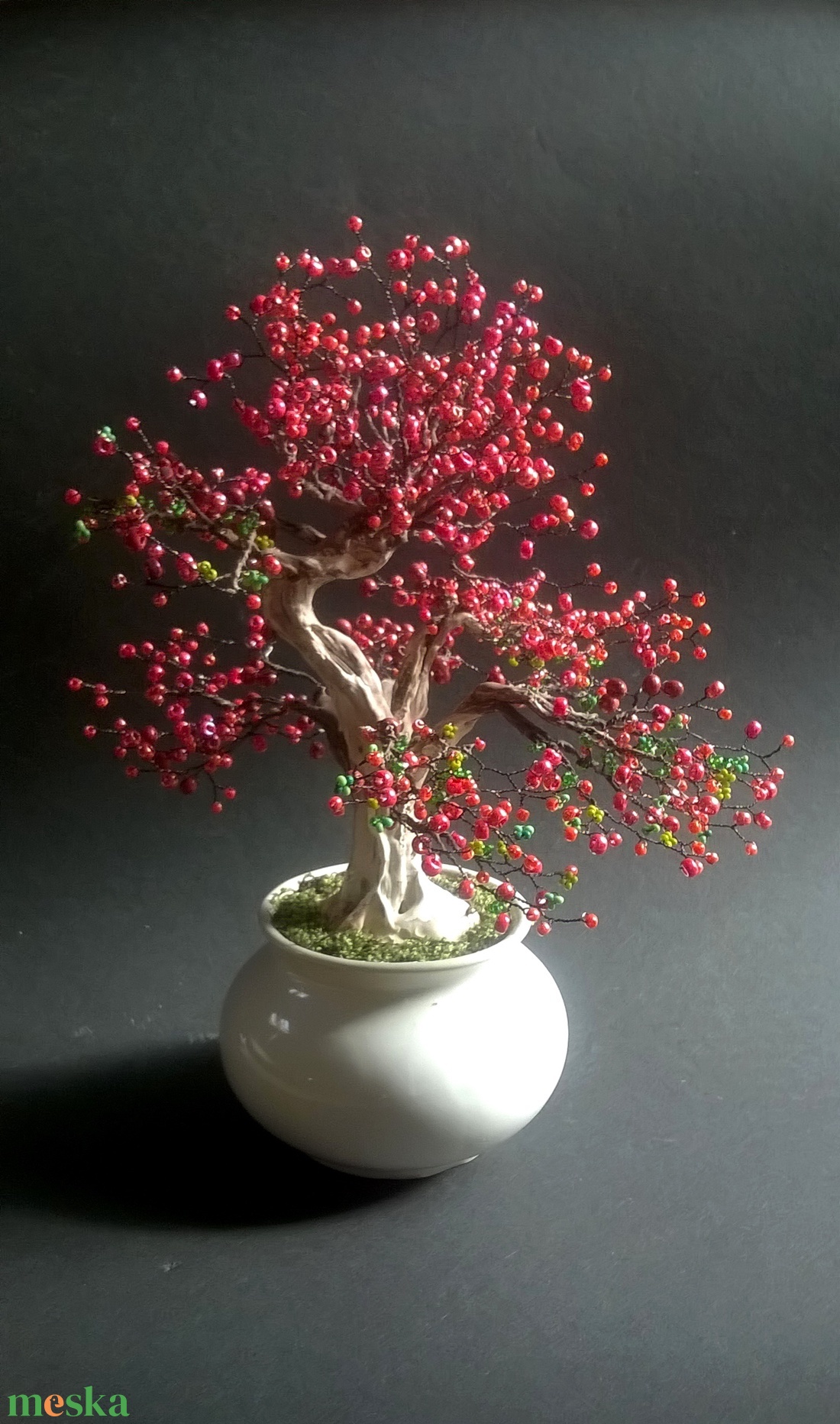 Japánbirs bonsai - otthon & életmód - dekoráció - asztal és polc dekoráció - bonsai - Meska.hu