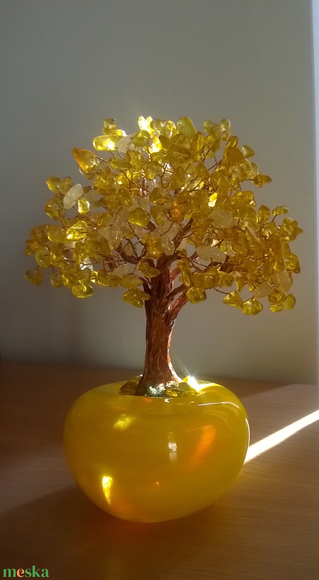 Citrin fácska  - otthon & életmód - dekoráció - asztal és polc dekoráció - bonsai - Meska.hu