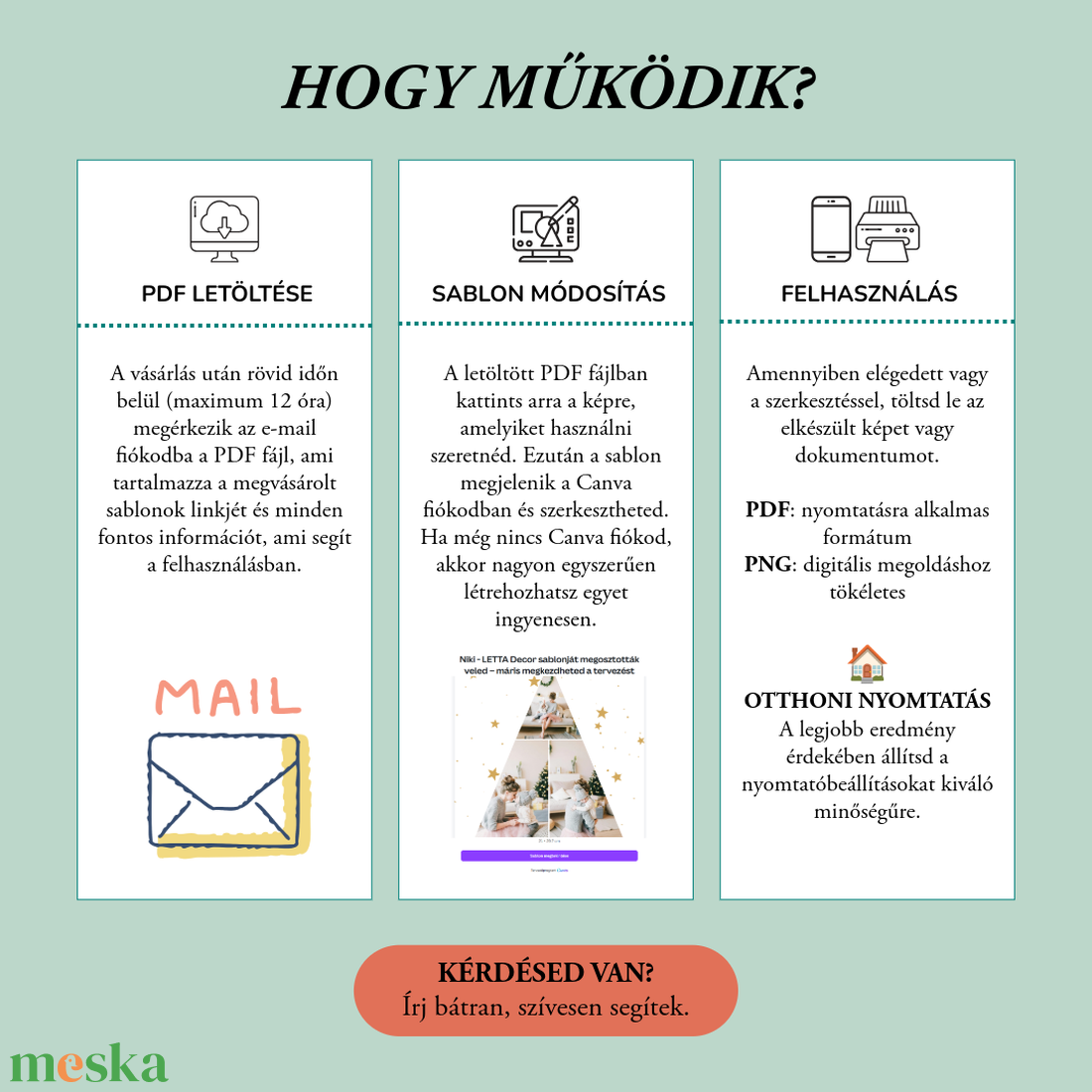 Digitális fényképes képeslap - Karácsonyi gömbös Canva sablon - egyedi és szerkeszthető üdvözlőlap mobiltelefonra - művészet - grafika & illusztráció - digitális - Meska.hu