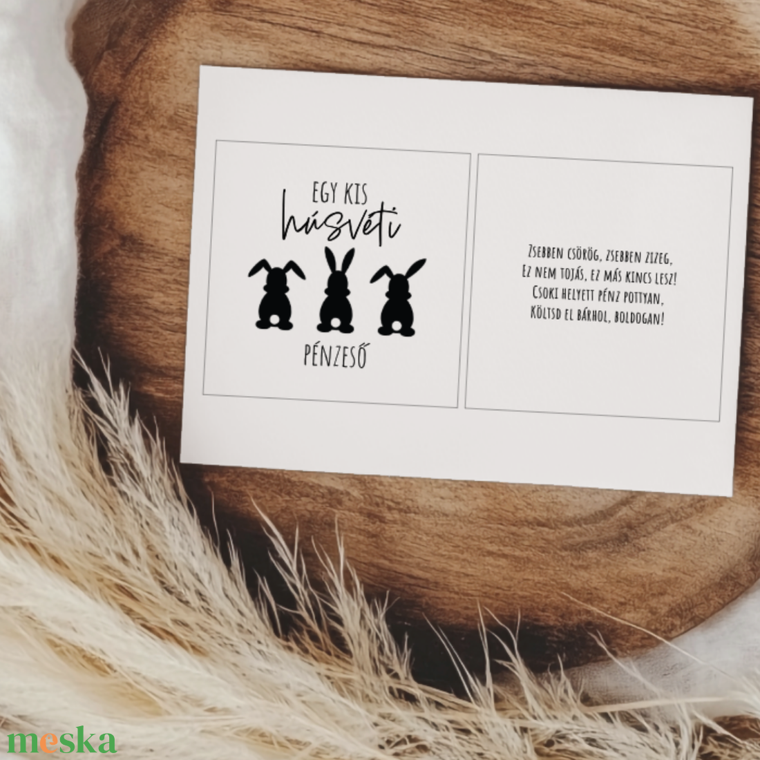 Húsvéti nyuszis pénzátadó PDF sablon � nyomtatható, csináld magad kreatív ajándékkísérő � DIY papírkártya, üdvözlőlap - művészet - grafika & illusztráció - digitális - Meska.hu