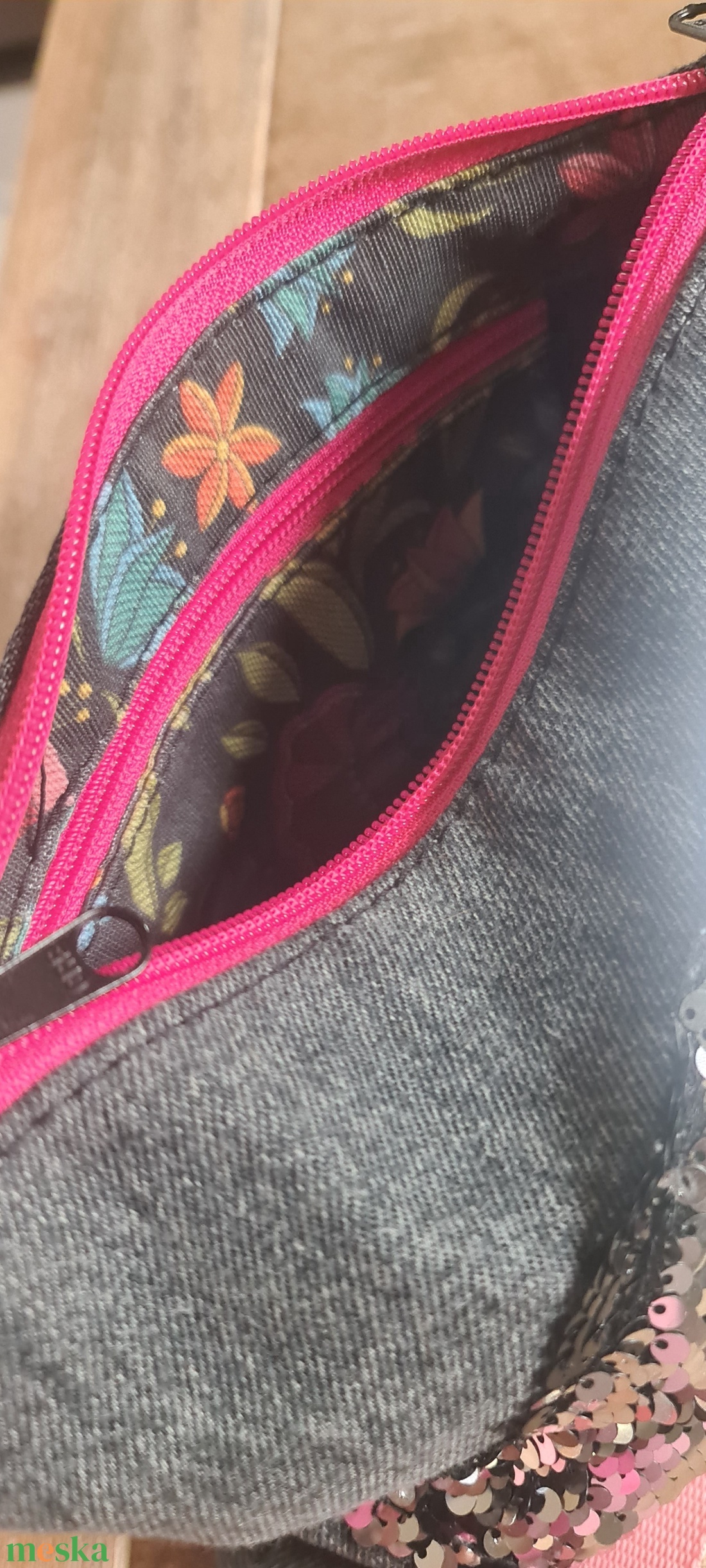 Bohém flitteres kistáska - táska & tok - kézitáska & válltáska - kézitáska - Meska.hu