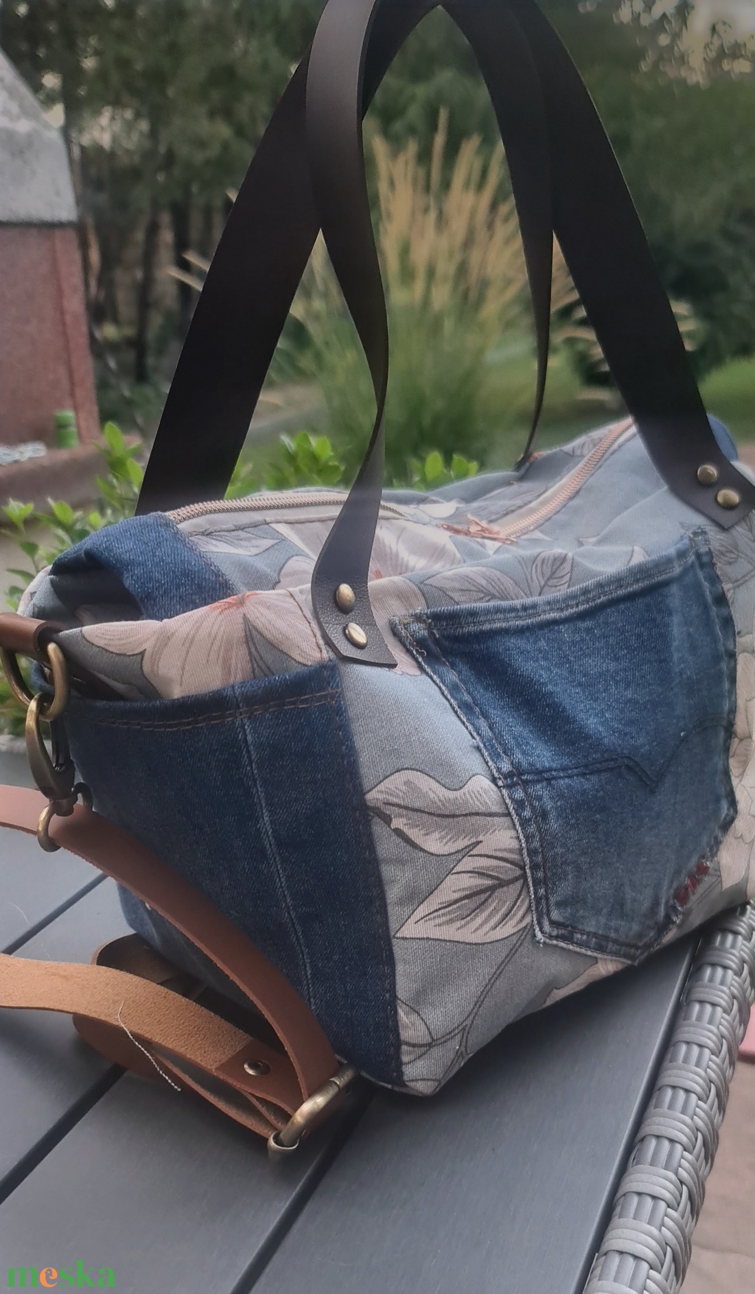 Válltáska farmerből és vászonból - táska & tok - kézitáska & válltáska - kézitáska - Meska.hu Válltáska farmerből és vászonból - táska & tok - kézitáska & válltáska - kézitáska - Meska.hu