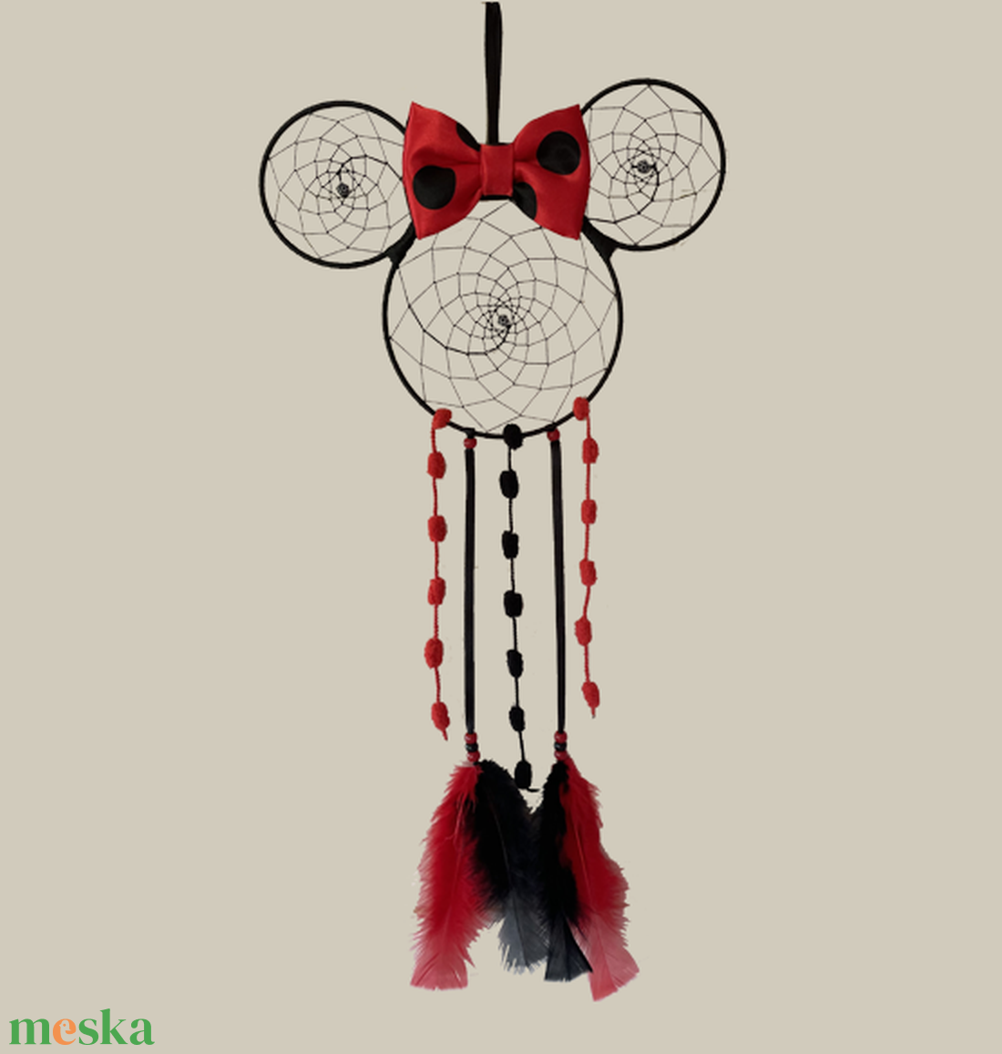 Minnie-egeres álomfogó - otthon & életmód - dekoráció - fali és függő dekoráció - álomfogó - Meska.hu Minnie-egeres álomfogó - otthon & életmód - dekoráció - fali és függő dekoráció - álomfogó - Meska.hu