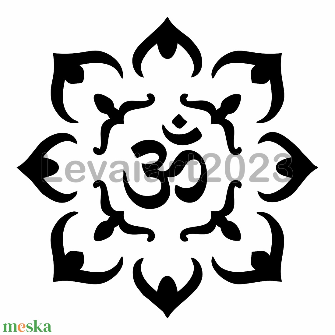 Om mandala 2 stencil faldekorációhoz - kellékek & szerszámok - szerszámok, eszközök - sablonok - Meska.hu Om mandala 2 stencil faldekorációhoz - kellékek & szerszámok - szerszámok, eszközök - sablonok - Meska.hu