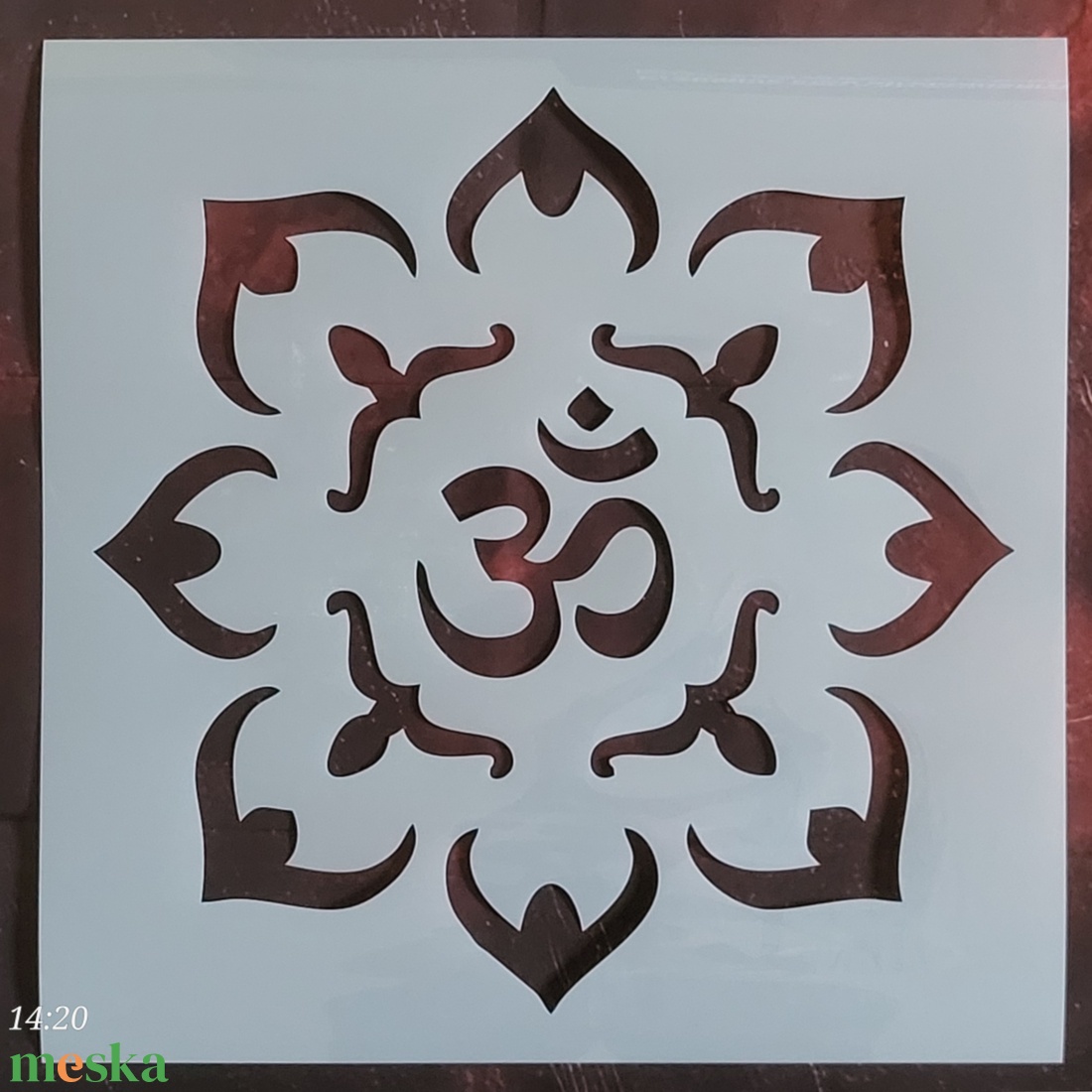 Om mandala 2 stencil faldekorációhoz - kellékek & szerszámok - szerszámok, eszközök - sablonok - Meska.hu Om mandala 2 stencil faldekorációhoz - kellékek & szerszámok - szerszámok, eszközök - sablonok - Meska.hu