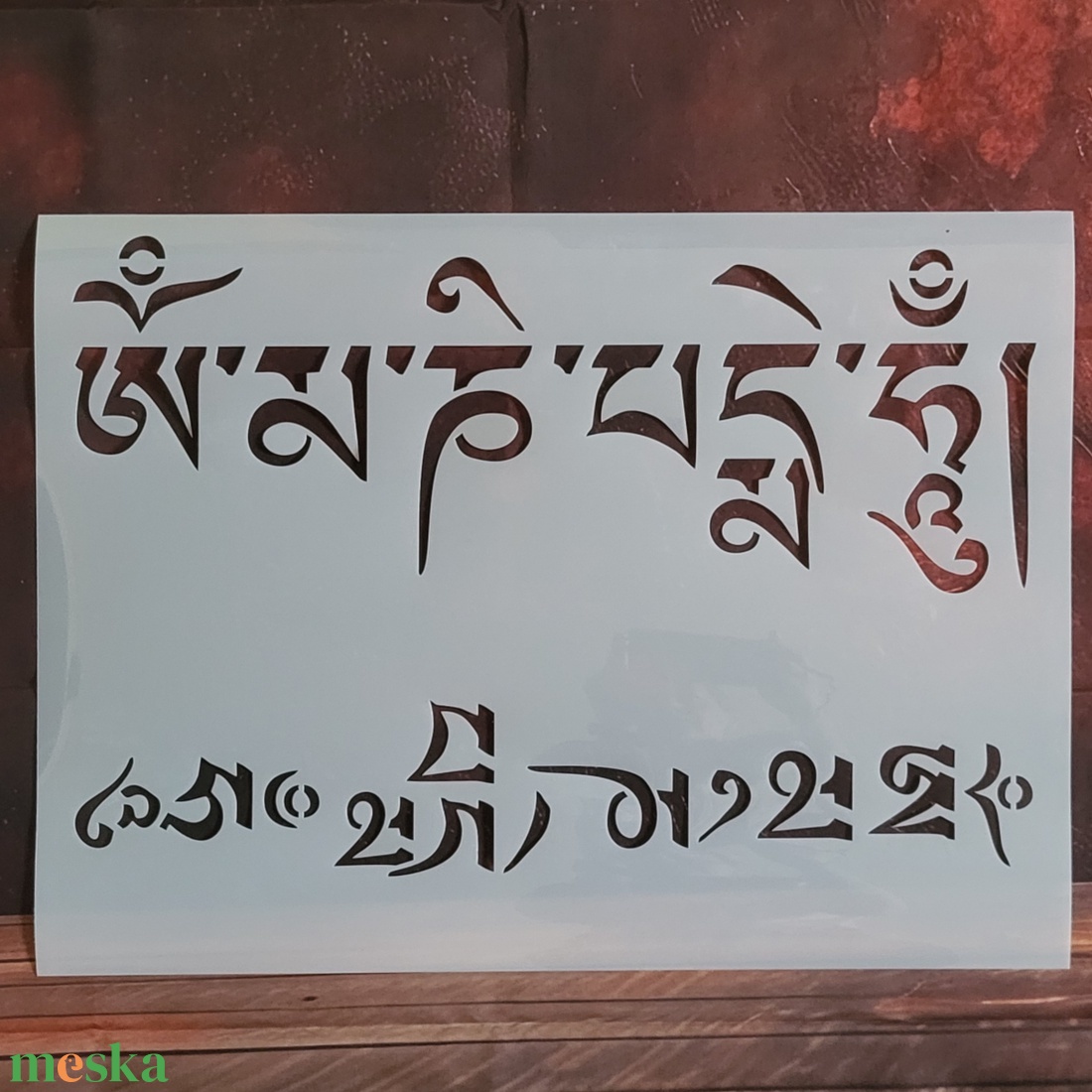 Om mani padme hum tibeti mantra sablon. - kellékek & szerszámok - szerszámok, eszközök - sablonok - Meska.hu Om mani padme hum tibeti mantra sablon. - kellékek & szerszámok - szerszámok, eszközök - sablonok - Meska.hu