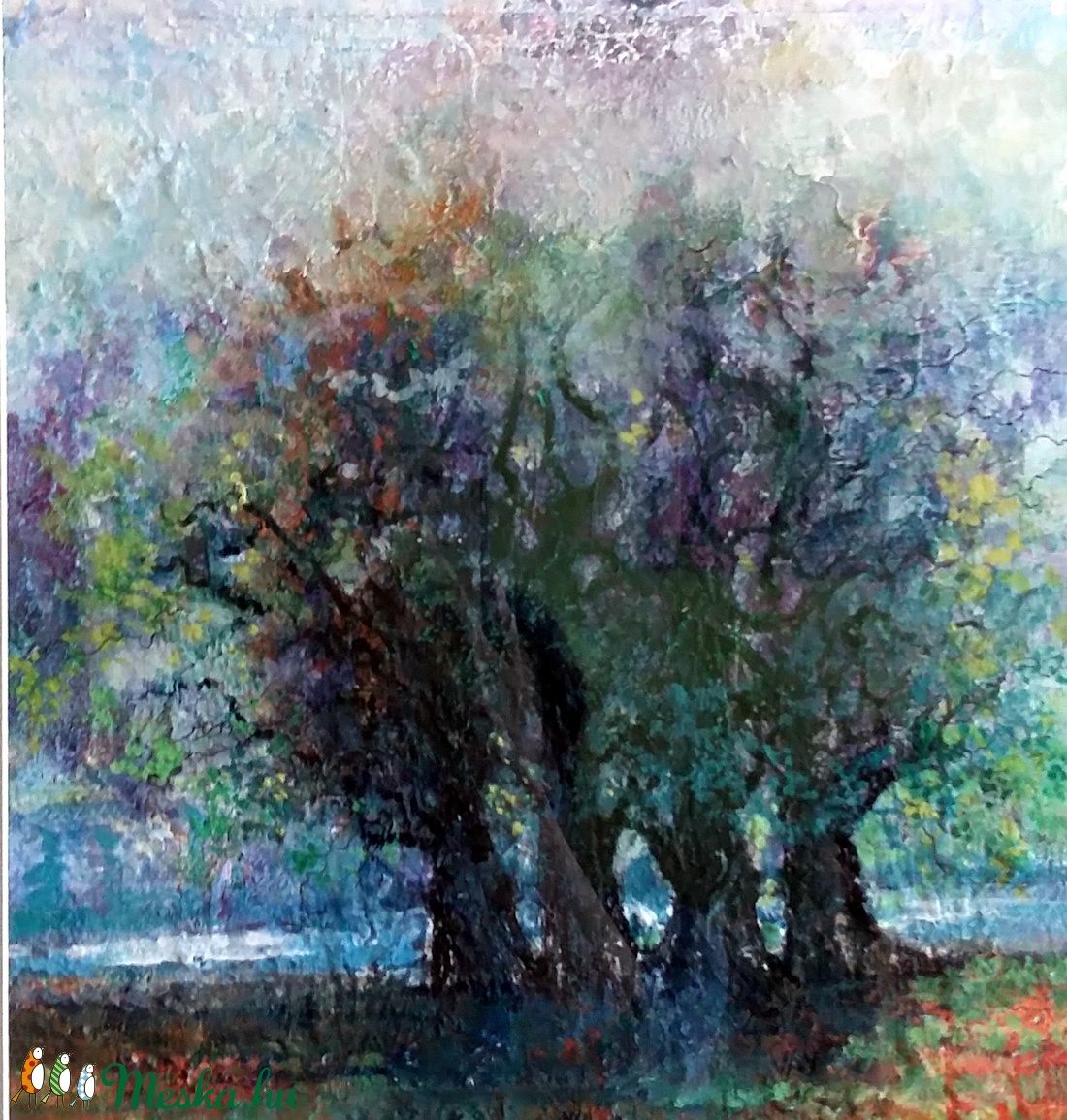 Négyen - akvarell festmény - művészet - festmény - akvarell - Meska.hu Négyen - akvarell festmény - művészet - festmény - akvarell - Meska.hu