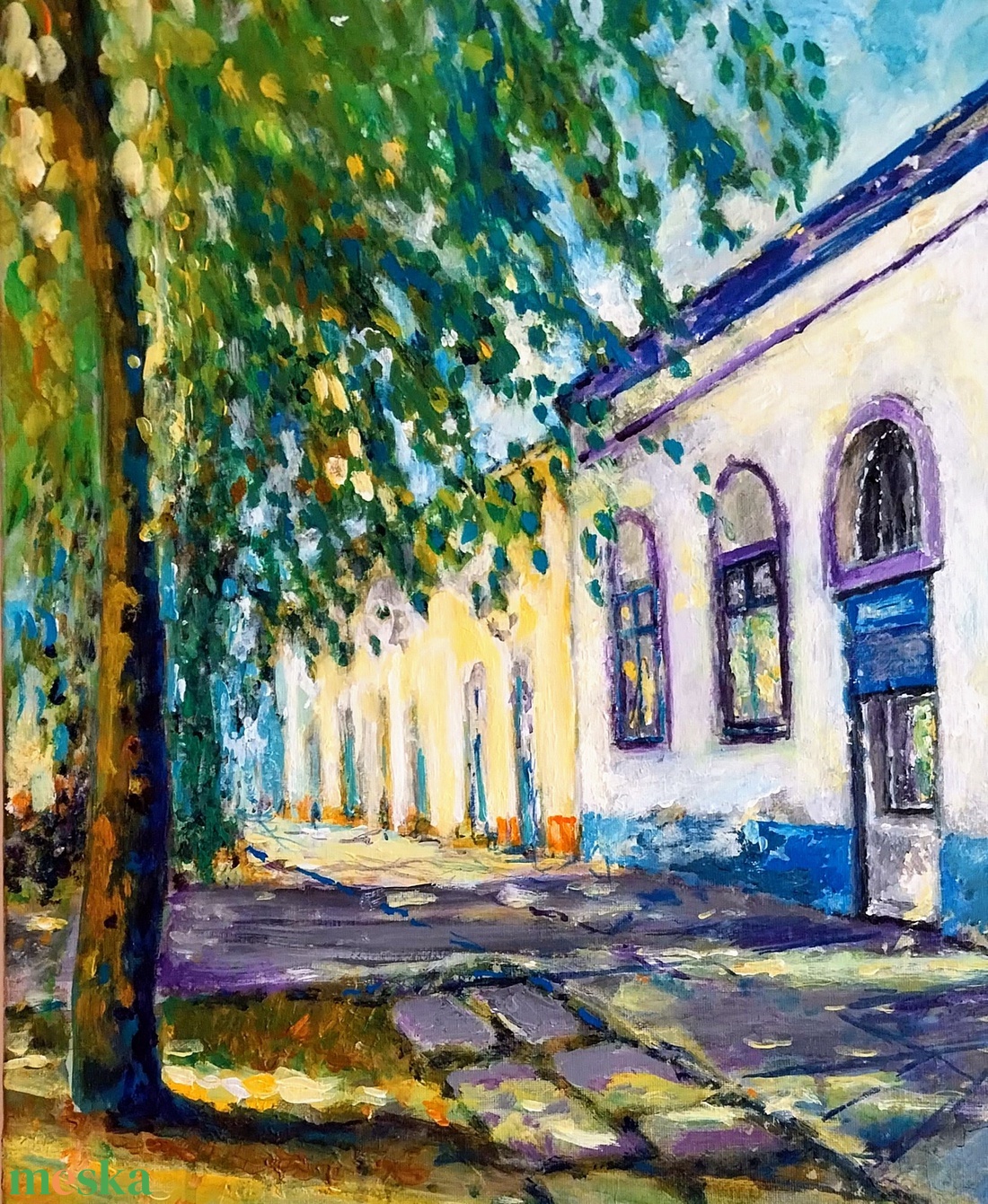 Őszi fények - akril festmény - művészet - festmény - akril - Meska.hu Őszi fények - akril festmény - művészet - festmény - akril - Meska.hu