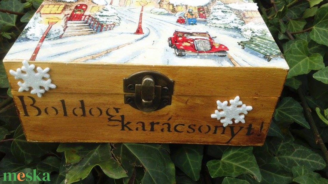 Karácsonyi doboz - karácsony - karácsonyi ajándékozás - karácsonyi ajándékcsomagolás - Meska.hu Karácsonyi doboz - karácsony - karácsonyi ajándékozás - karácsonyi ajándékcsomagolás - Meska.hu