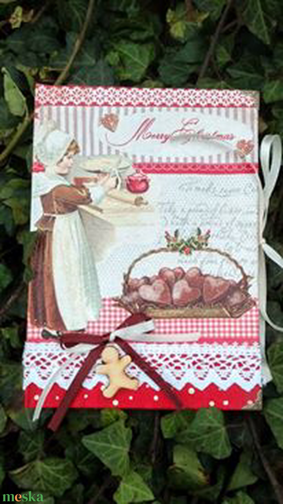 Karácsonyi recept füzet - otthon & életmód - konyhafelszerelés, tálalás - Meska.hu Karácsonyi recept füzet - otthon & életmód - konyhafelszerelés, tálalás - Meska.hu