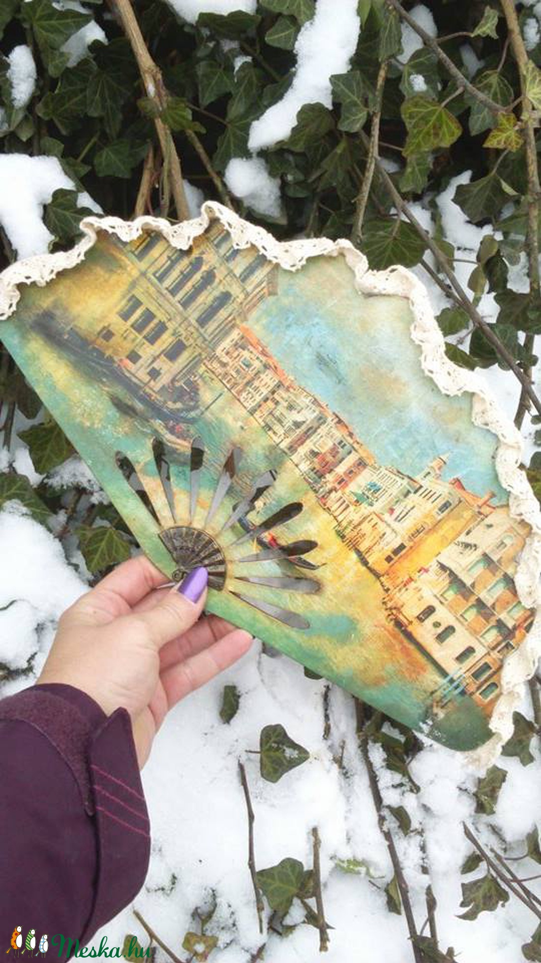 Velencei legyező -  - Meska.hu