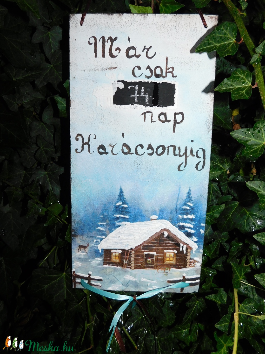 Karácsony számláló - karácsony - karácsonyi lakásdekoráció - Meska.hu Karácsony számláló - karácsony - karácsonyi lakásdekoráció - Meska.hu