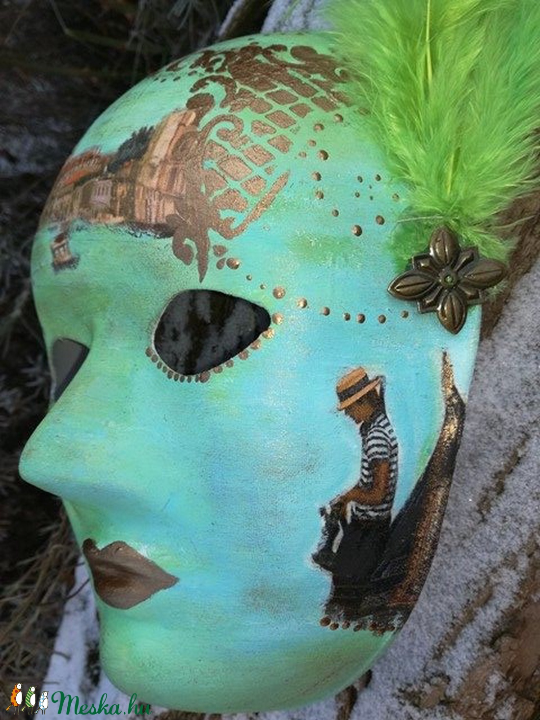 Maszk,álarc Velence  - otthon & életmód - dekoráció - fali és függő dekoráció - falra akasztható dekor - Meska.hu