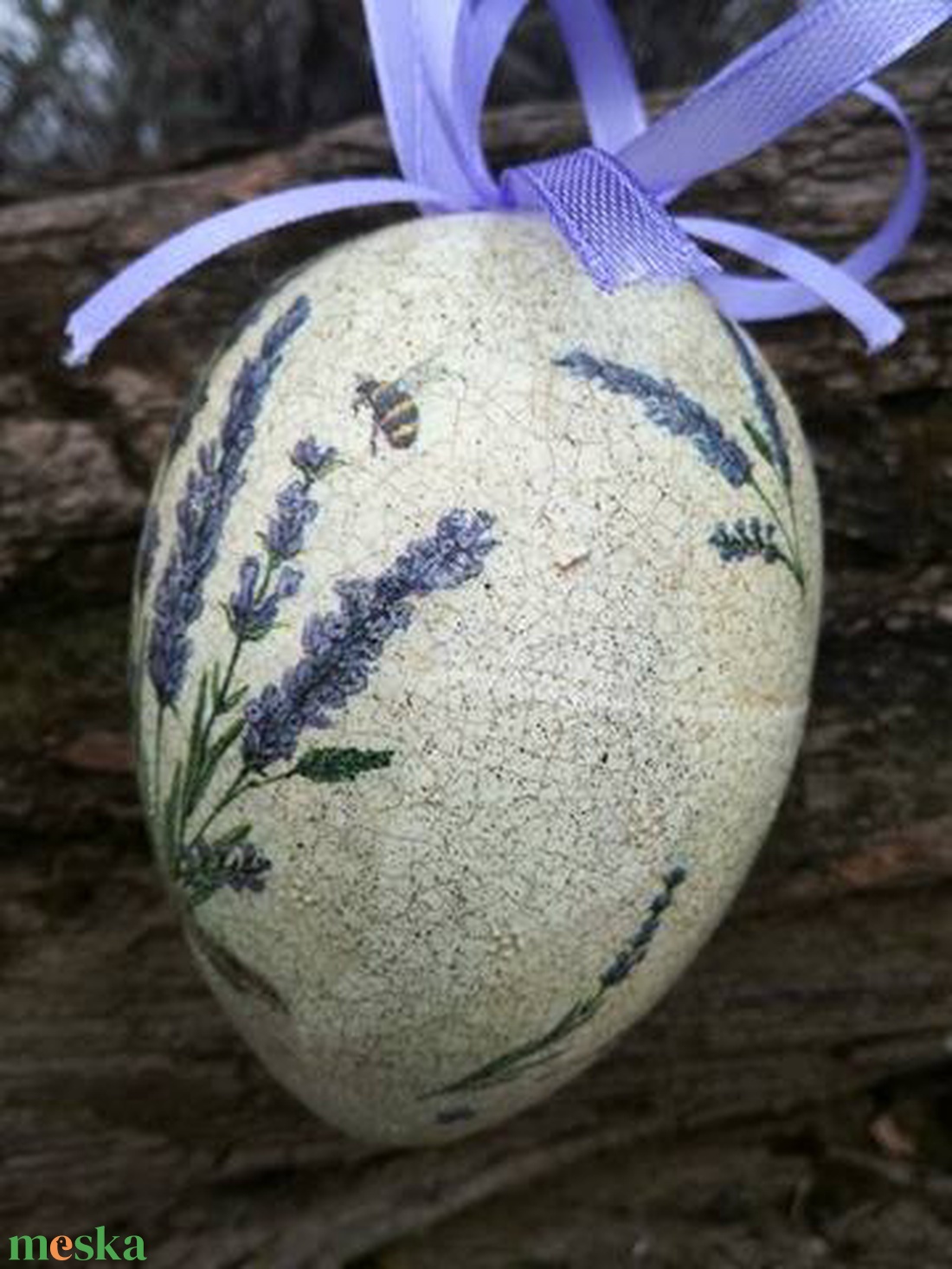 Levendulás húsvéti tojás -  - Meska.hu