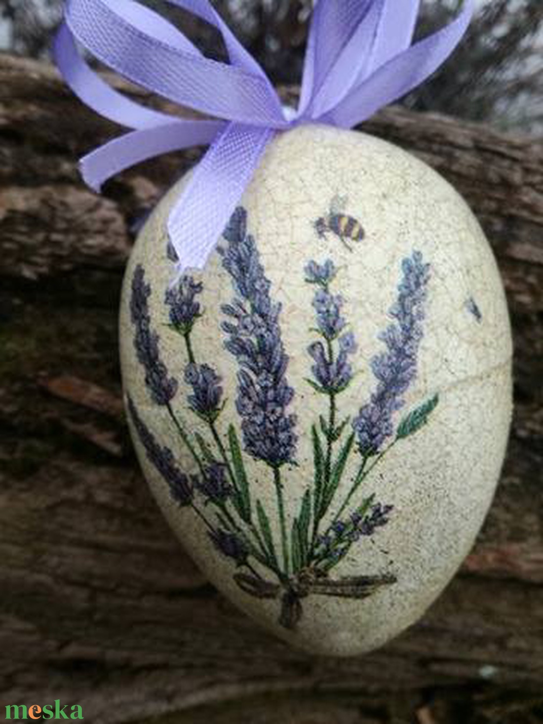 Levendulás húsvéti tojás -  - Meska.hu