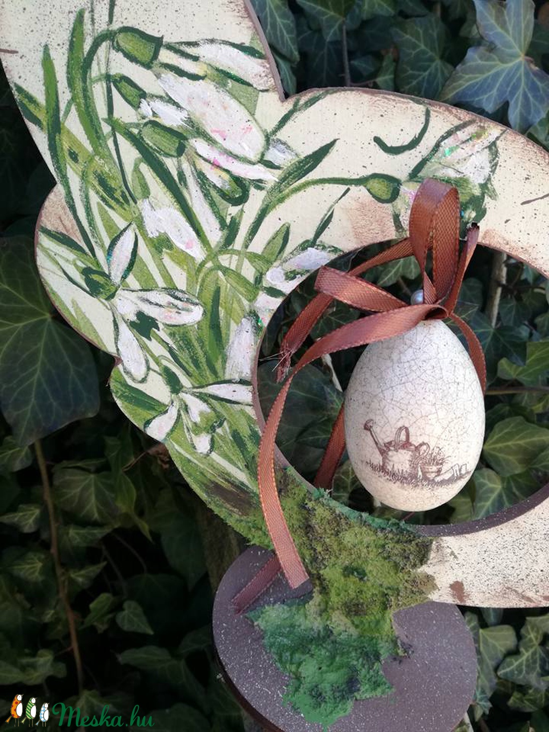 Dekorációs tyúk  - otthon & életmód - dekoráció - asztal és polc dekoráció - asztaldísz - Meska.hu