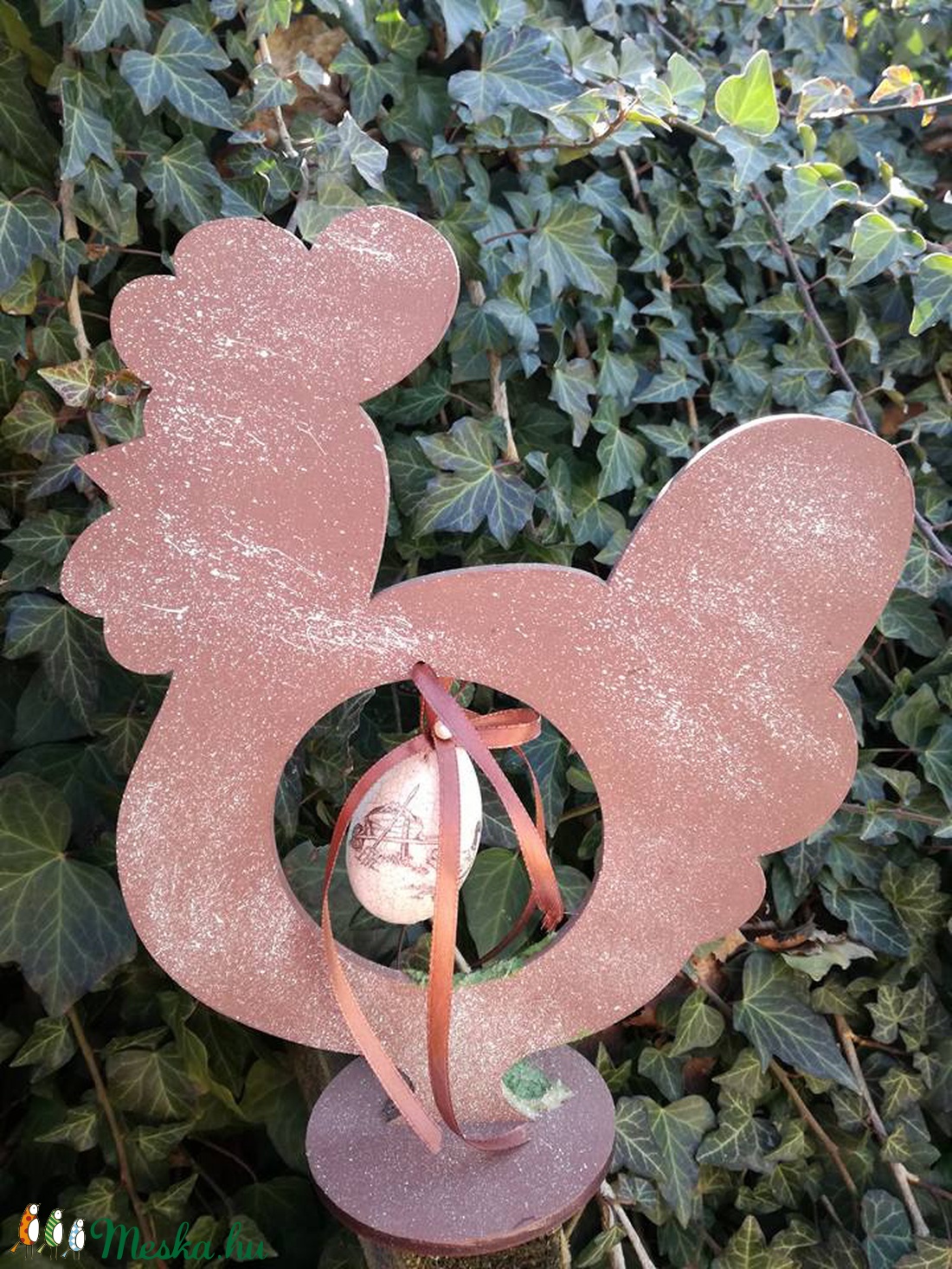 Dekorációs tyúk  - otthon & életmód - dekoráció - asztal és polc dekoráció - asztaldísz - Meska.hu