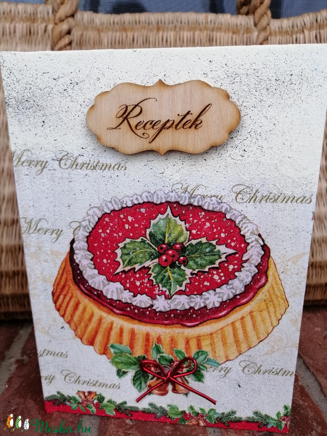 Karácsonyi sütis füzet - otthon & életmód - konyhafelszerelés, tálalás - Meska.hu Karácsonyi sütis füzet - otthon & életmód - konyhafelszerelés, tálalás - Meska.hu