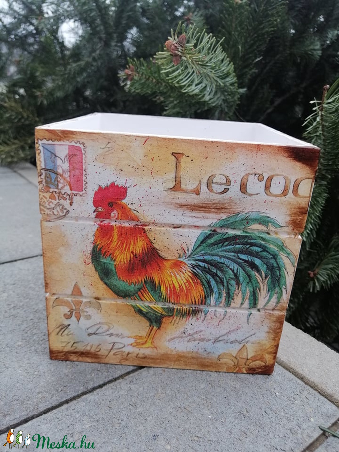 Kakasos tároló - otthon & életmód - tárolás & rendszerezés - láda - Meska.hu Kakasos tároló - otthon & életmód - tárolás & rendszerezés - láda - Meska.hu