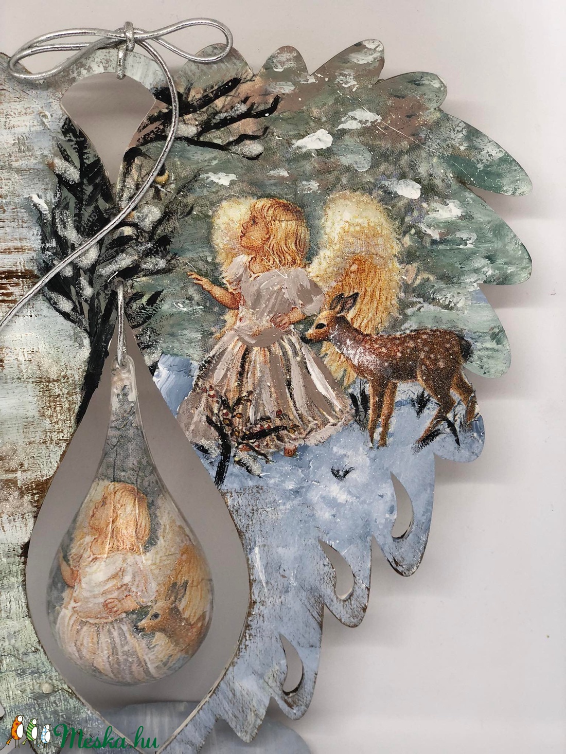 Angyalszárny dekoráció  - művészet - Meska.hu