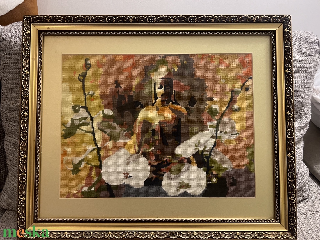 Meditáció Szamosközy gobelin kép - művészet - textilkép - gobelin - Meska.hu Meditáció Szamosközy gobelin kép - művészet - textilkép - gobelin - Meska.hu