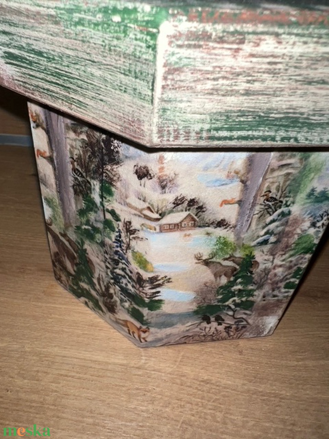 Rókás tároló - kellékek & szerszámok - hobby fa alapanyag - tároló - Meska.hu