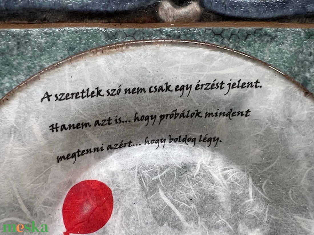 Dísz tányér  - otthon & életmód - konyhafelszerelés, tálalás - tálalás - tányér- és poháralátét - Meska.hu