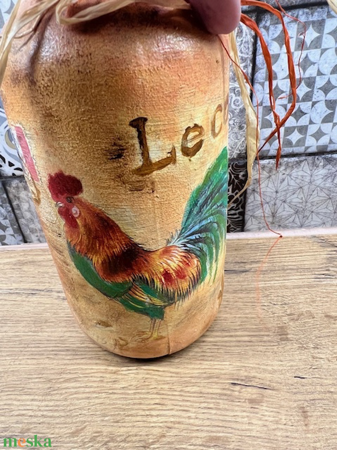 vidéki hangulatú szódás üveg  - otthon & életmód - dekoráció - asztal és polc dekoráció - díszüveg - Meska.hu