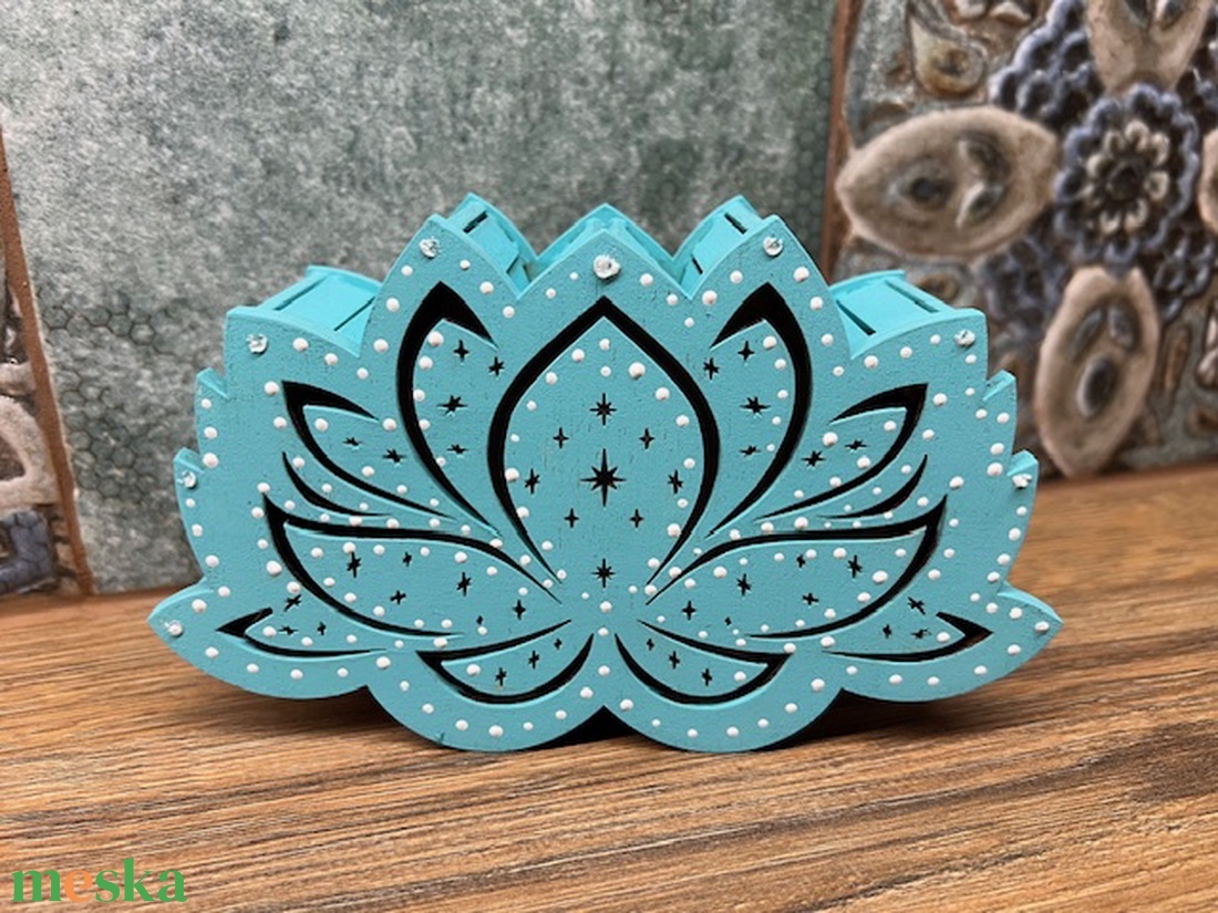 Lótusz lámpa  - otthon & életmód - lámpa - hangulatlámpa - Meska.hu