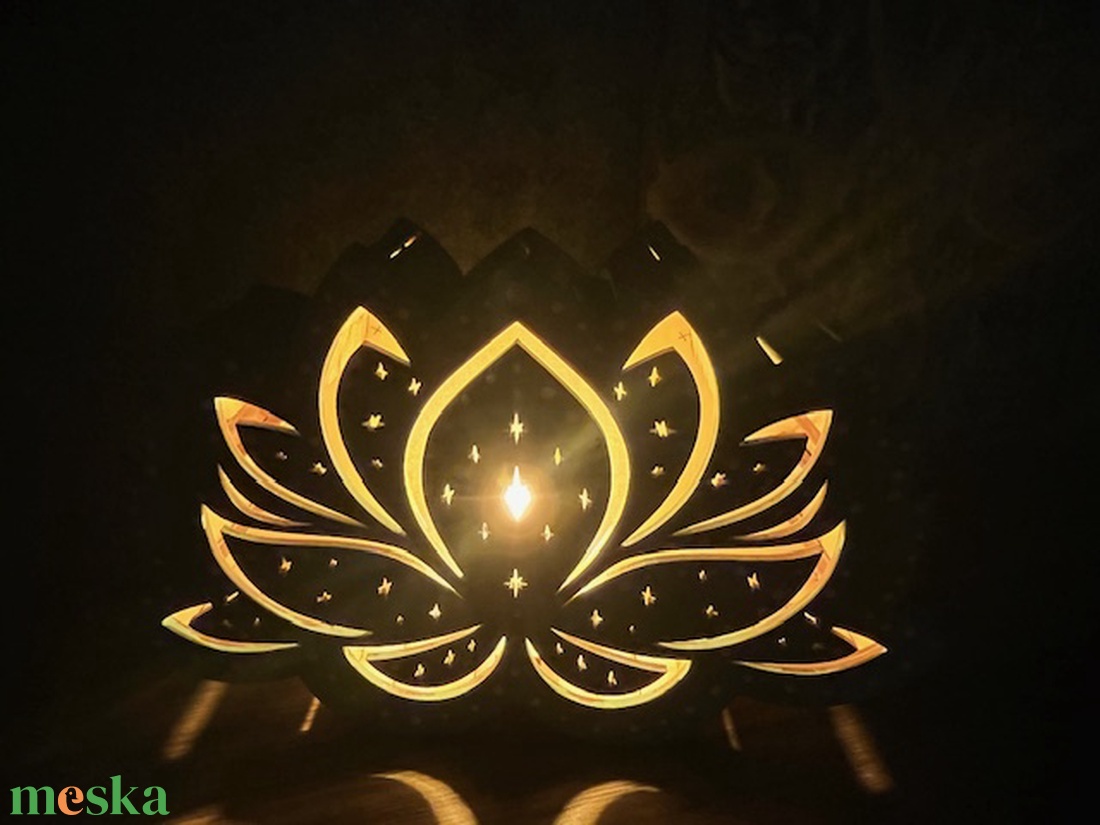 Lótusz lámpa  - otthon & életmód - lámpa - hangulatlámpa - Meska.hu