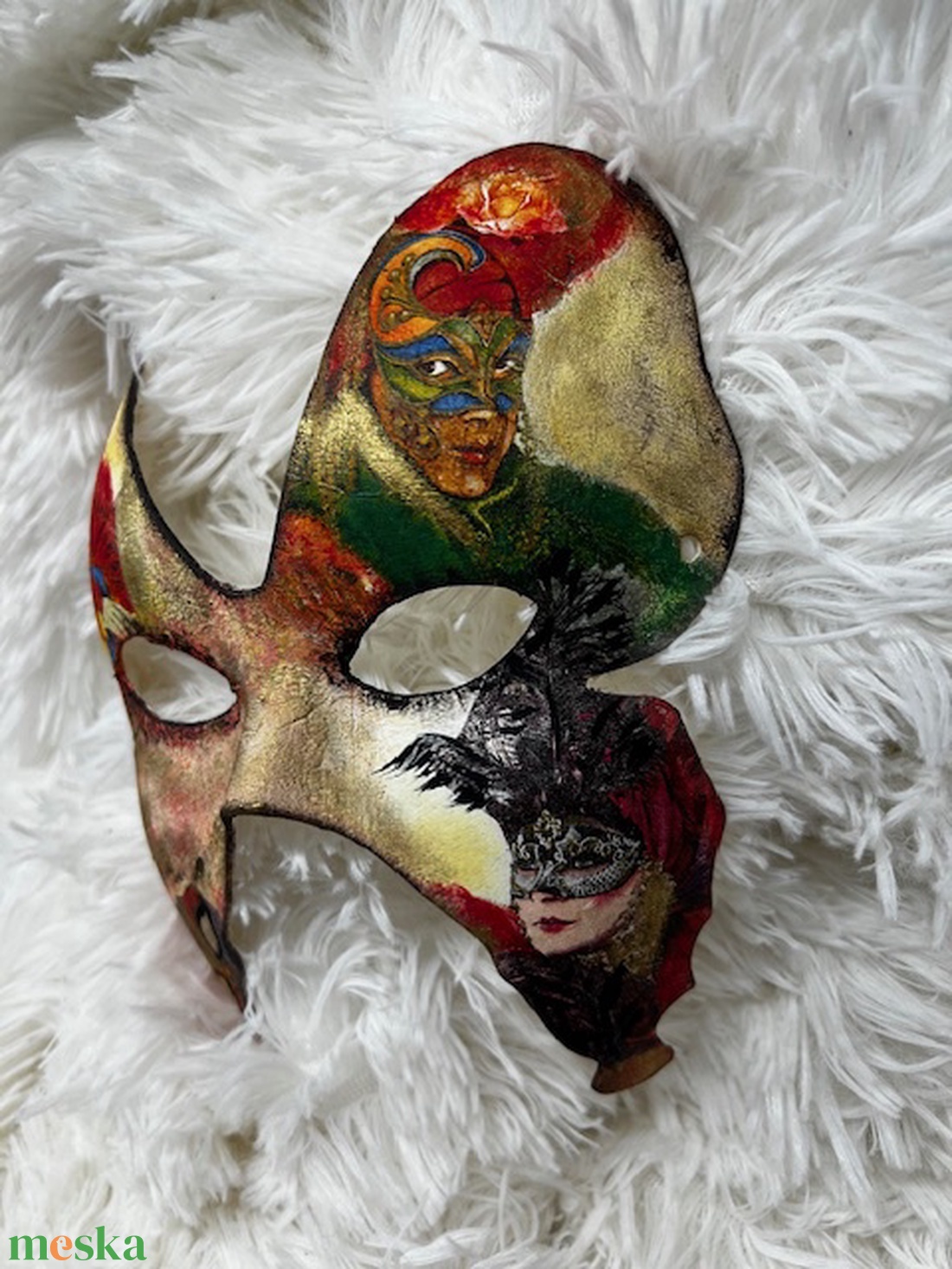 Farsangi maszk  - ruha & divat - jelmez & álarc - álarc - Meska.hu