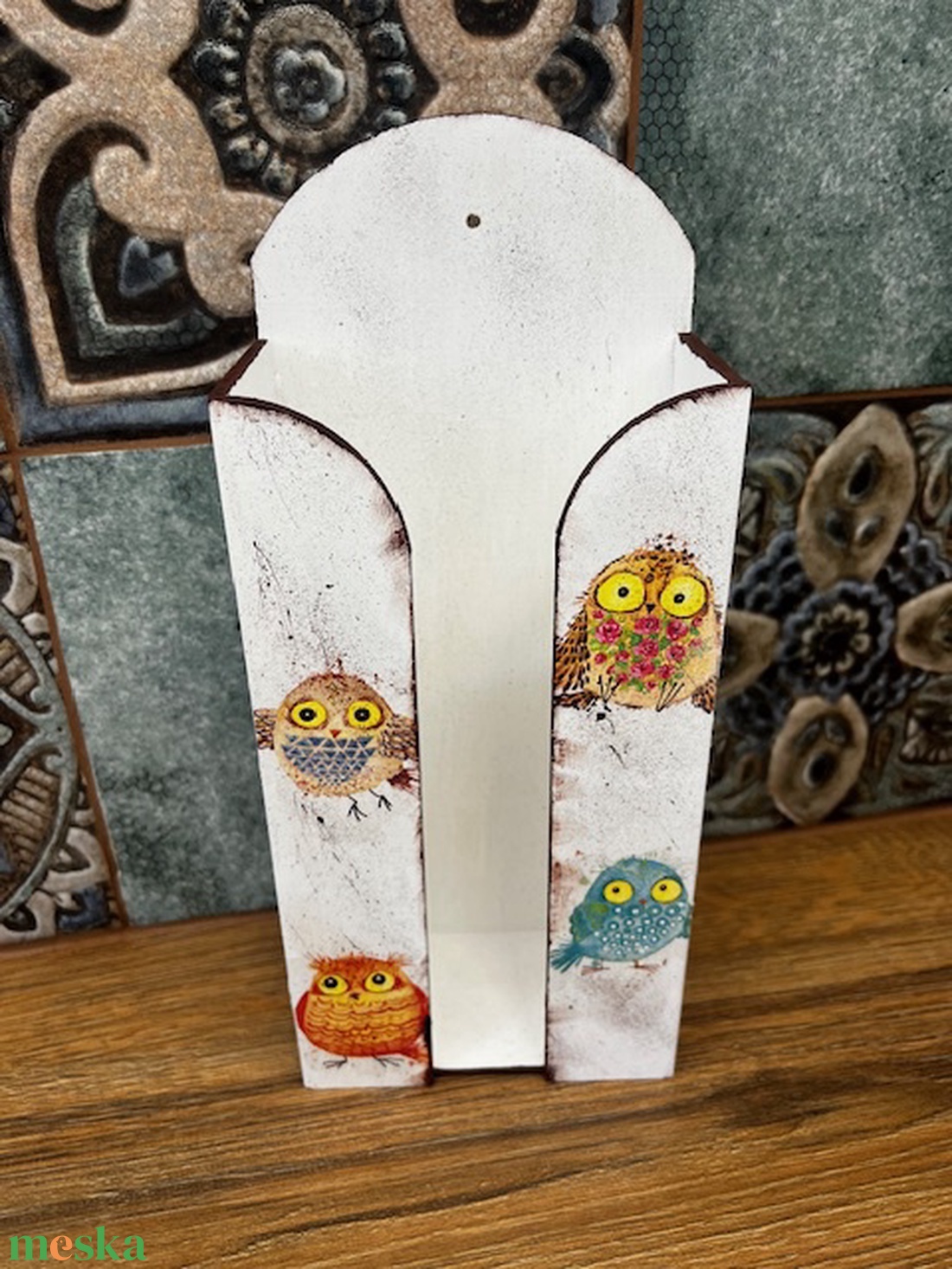 Zsebkendőtartó  - otthon & életmód - tárolás & rendszerezés - fali tároló - Meska.hu