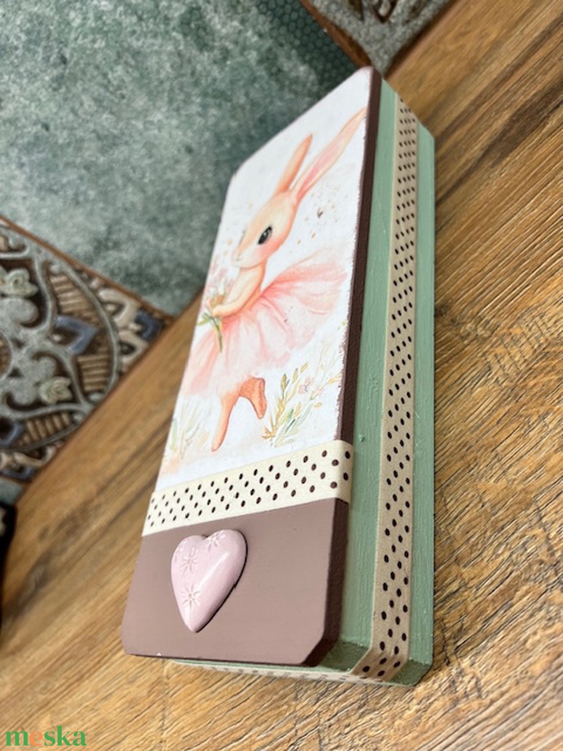 Nyuszi doboz  - esküvő - emlék & ajándék - doboz - Meska.hu