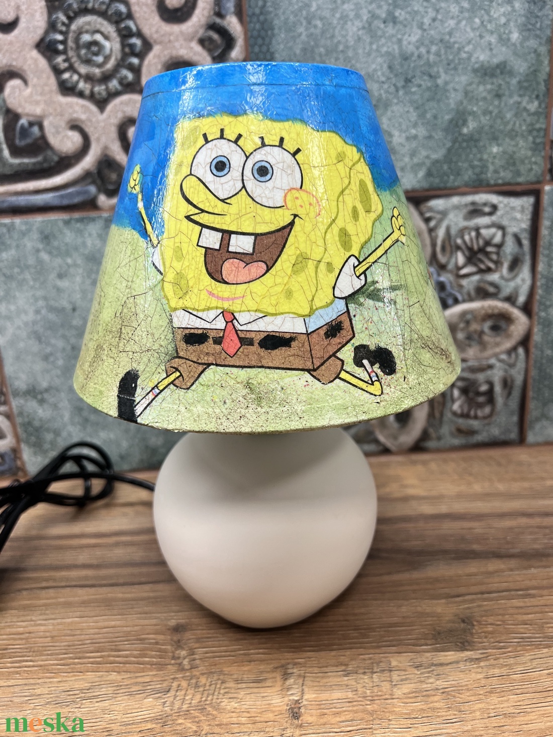 Spongyabob Lámpa  - otthon & életmód - lámpa - asztali lámpa - Meska.hu