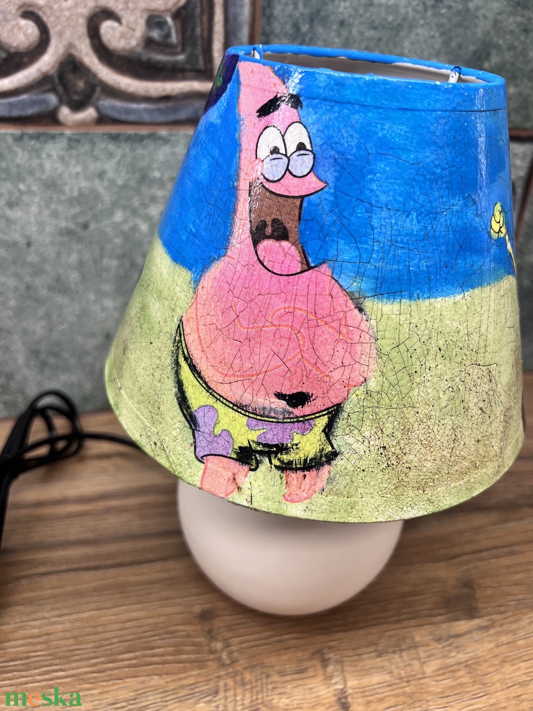 Spongyabob Lámpa  - otthon & életmód - lámpa - asztali lámpa - Meska.hu