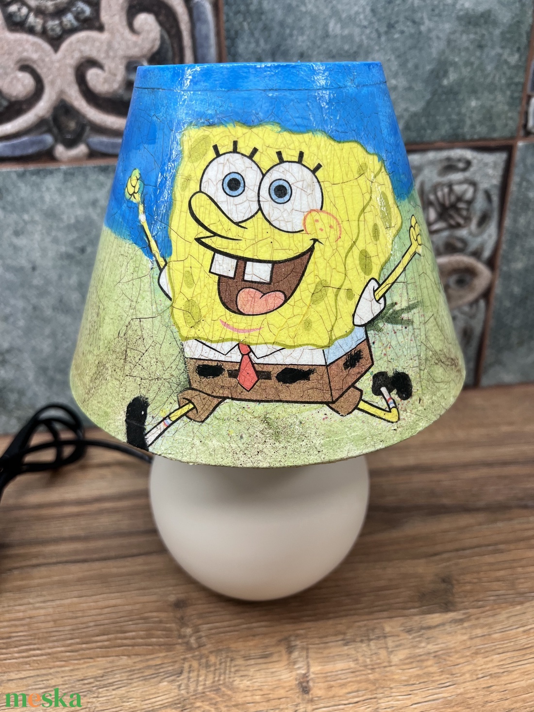 Spongyabob Lámpa  - otthon & életmód - lámpa - asztali lámpa - Meska.hu