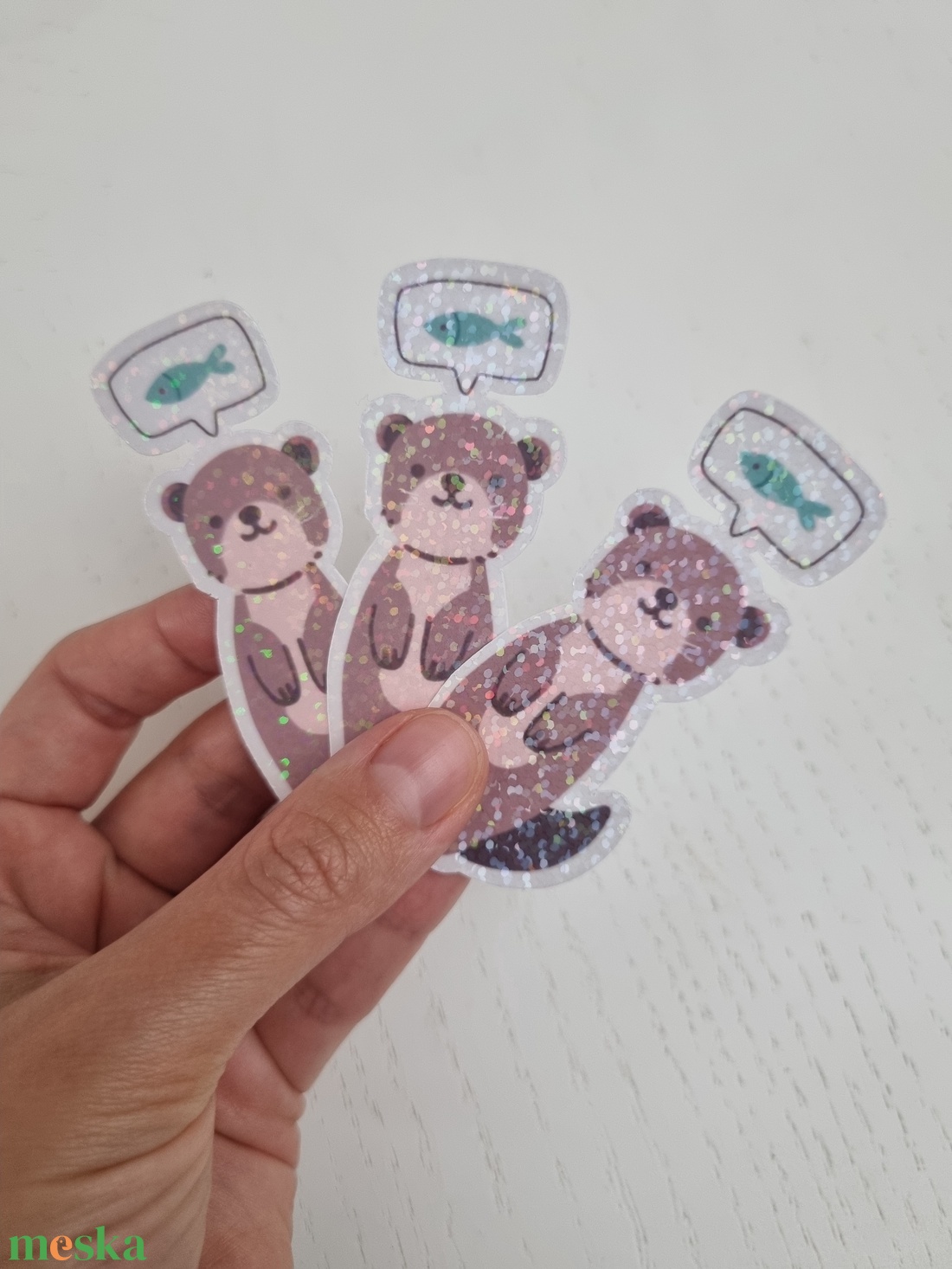 Holografikus Vidrás Matrica - otthon & életmód - papír, írószer - matrica, matrica csomag - Meska.hu