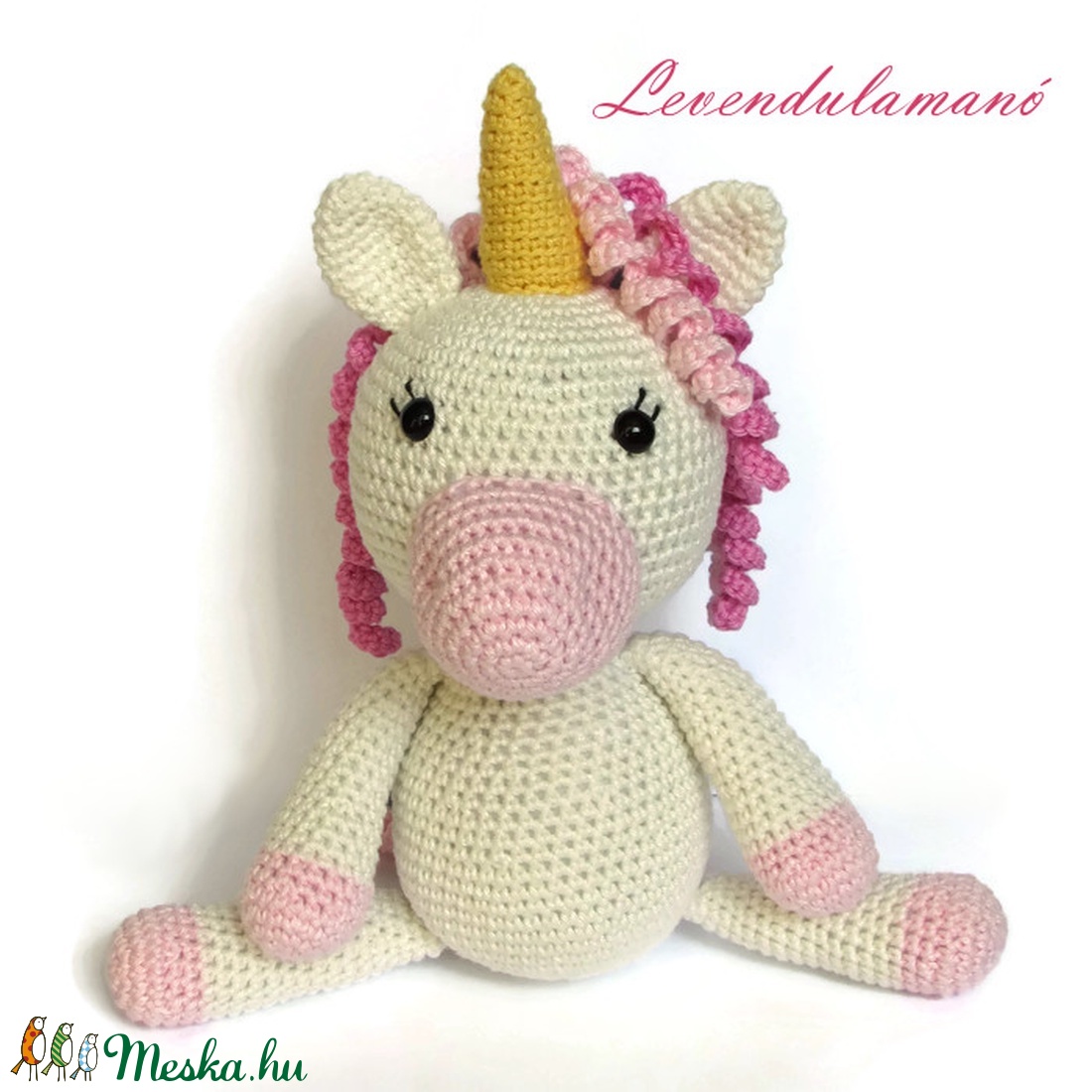 Horgolt unikornis  -  - Meska.hu