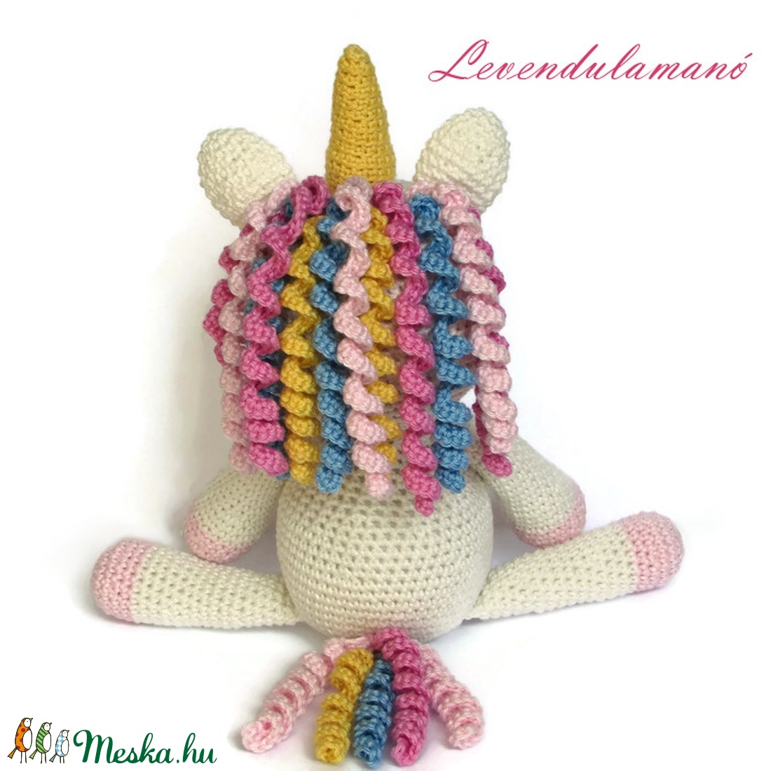 Horgolt unikornis  -  - Meska.hu