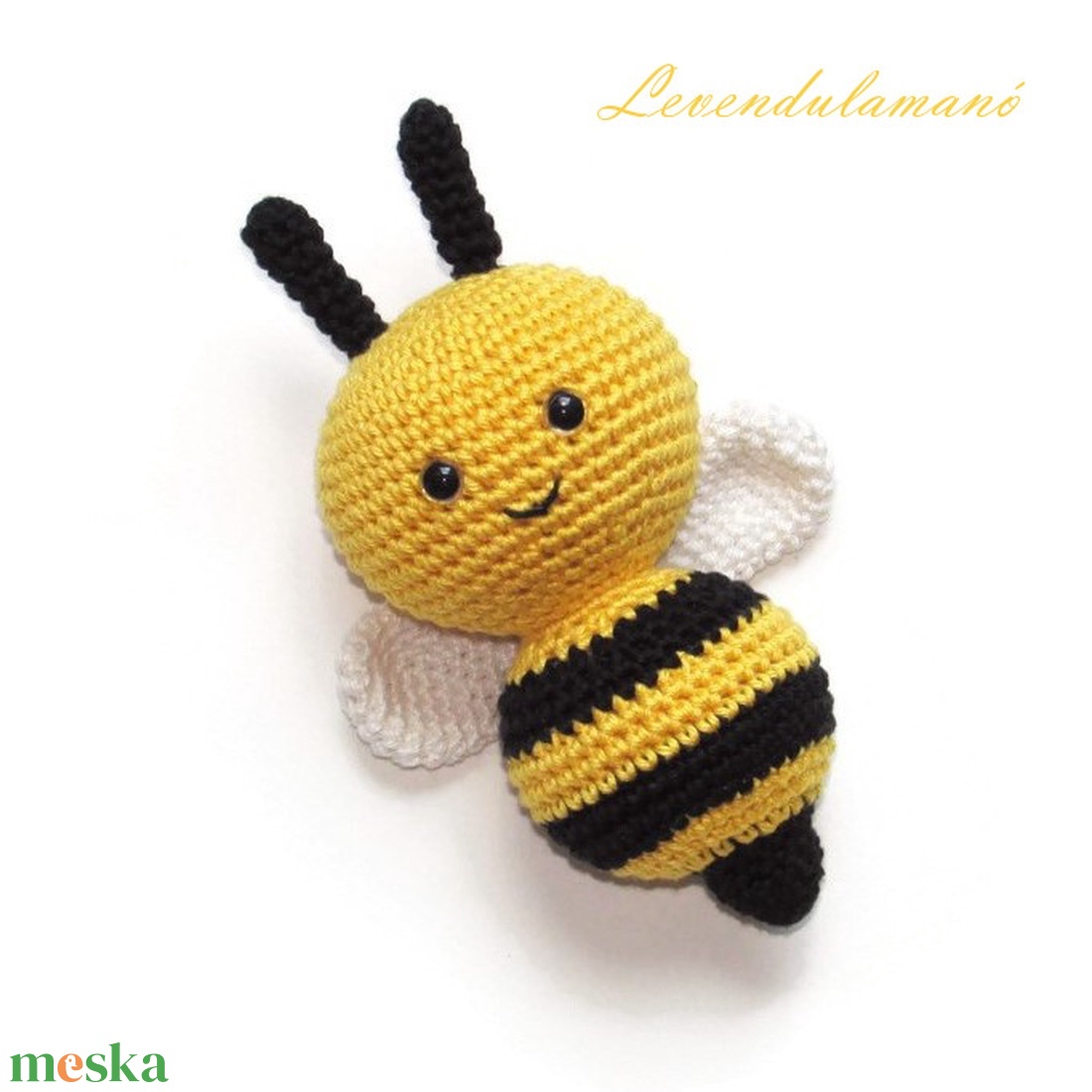 Horgolt méhecske  - játék & sport - plüssállat & játékfigura - más figura - Meska.hu