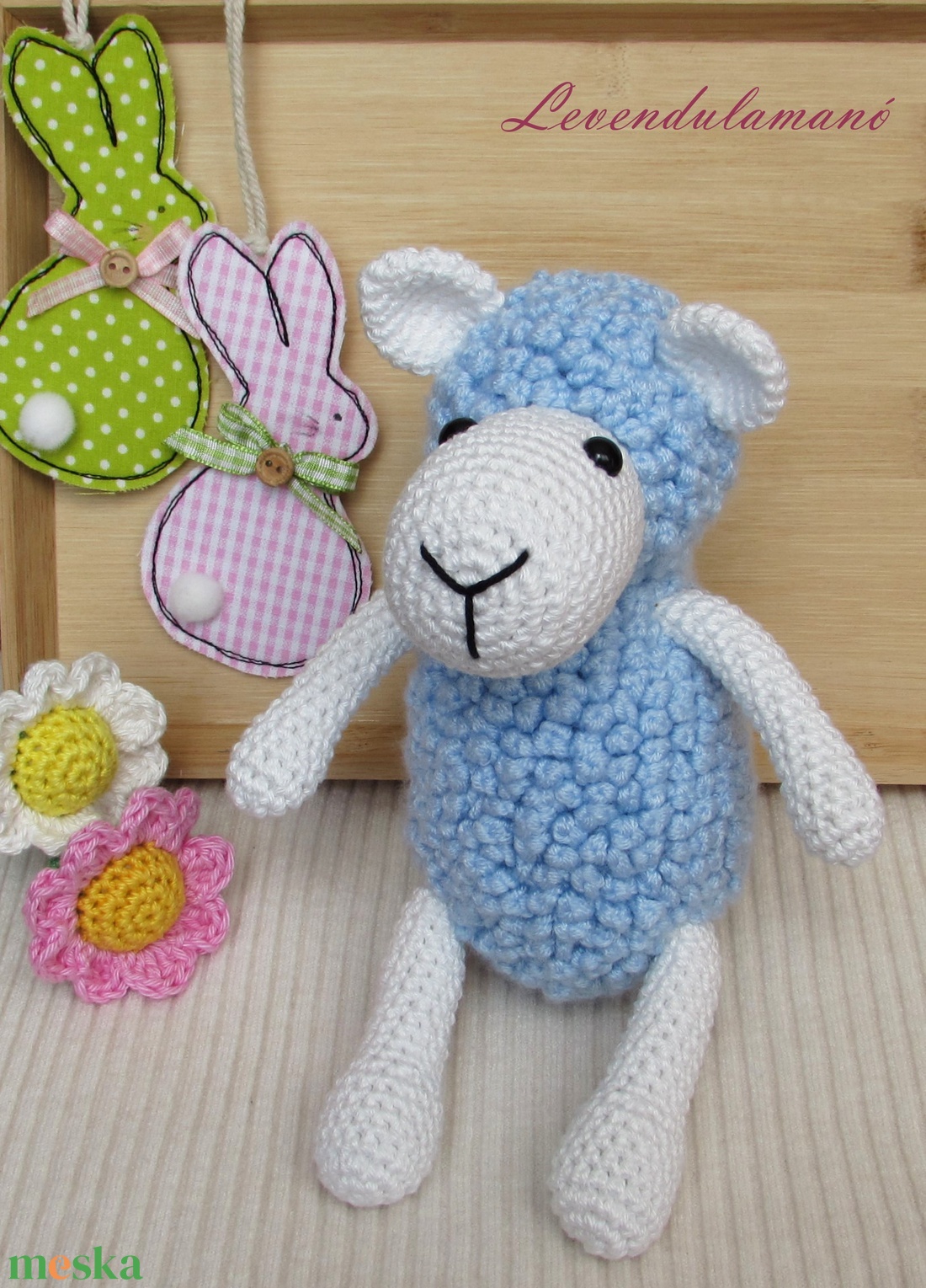 Horgolt bárányka amigurumi - játék & sport - plüssállat & játékfigura - plüss bárány - Meska.hu Horgolt bárányka amigurumi - játék & sport - plüssállat & játékfigura - plüss bárány - Meska.hu
